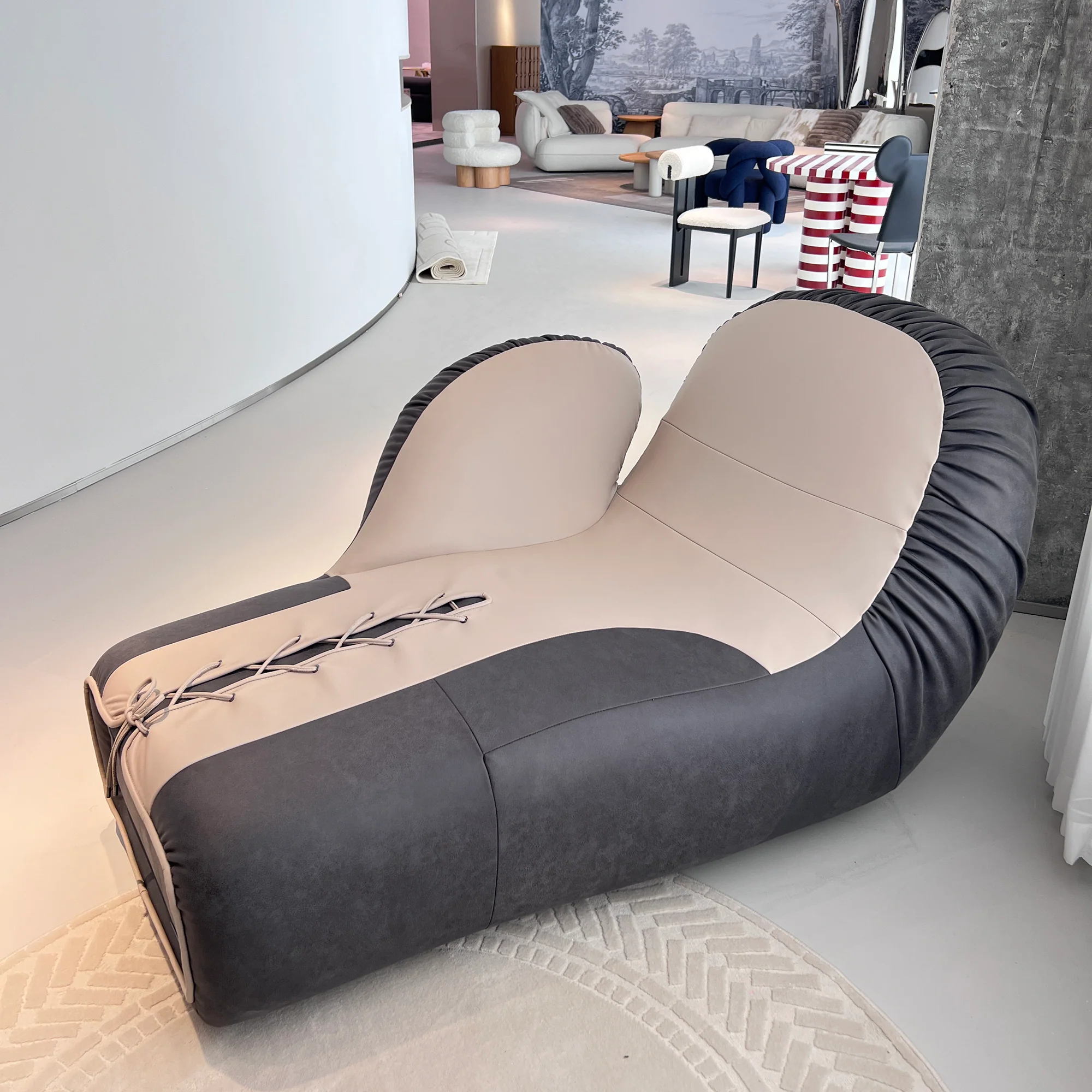 RINGCHEN Special con forma descanso sofá sillón gimnasio boxeo guantes diván largo