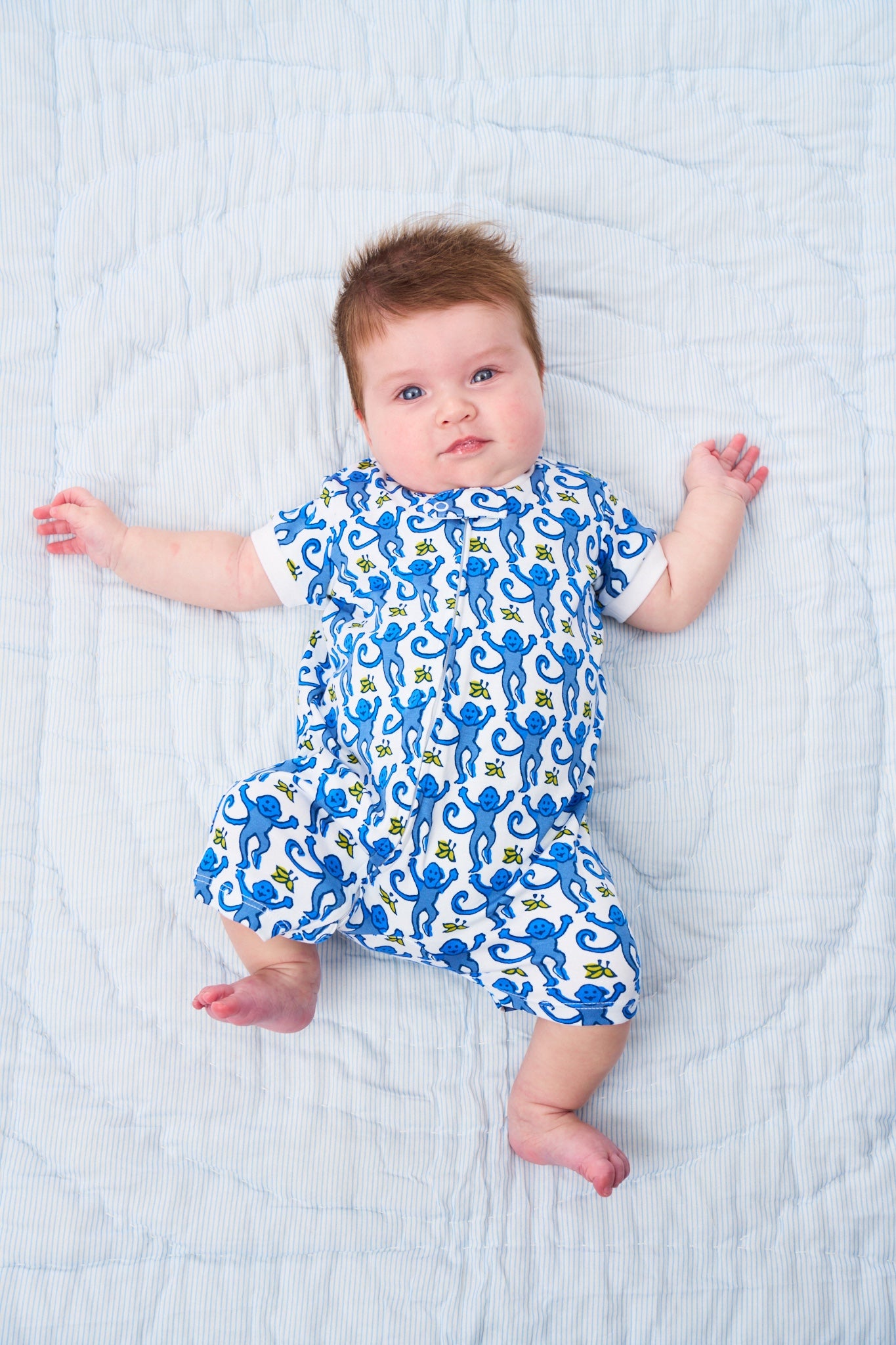 Infant Monkey Short Sleeve Onesie