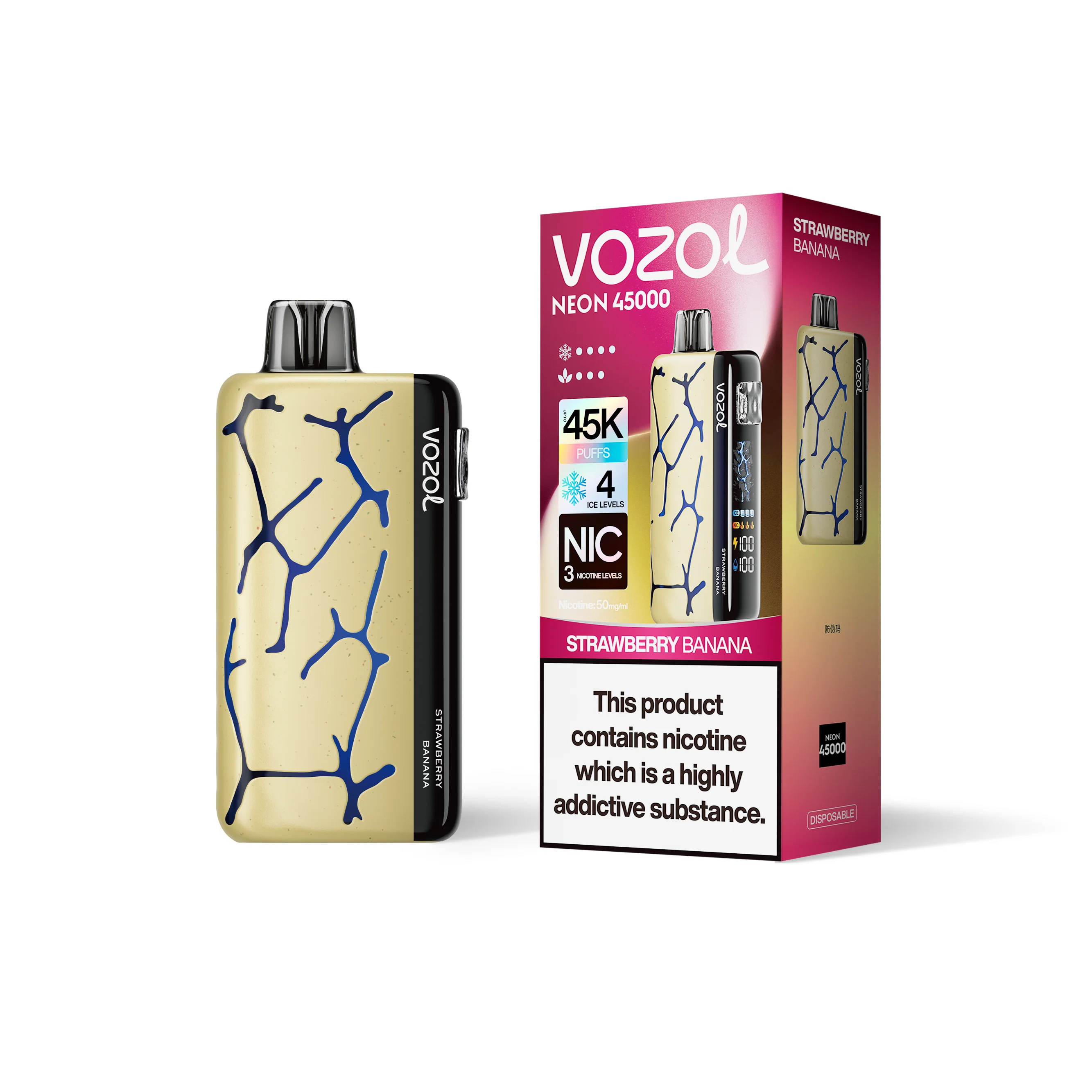 VOZOL NEON 45K Einweg-Vape (alle Geschmacksrichtungen)