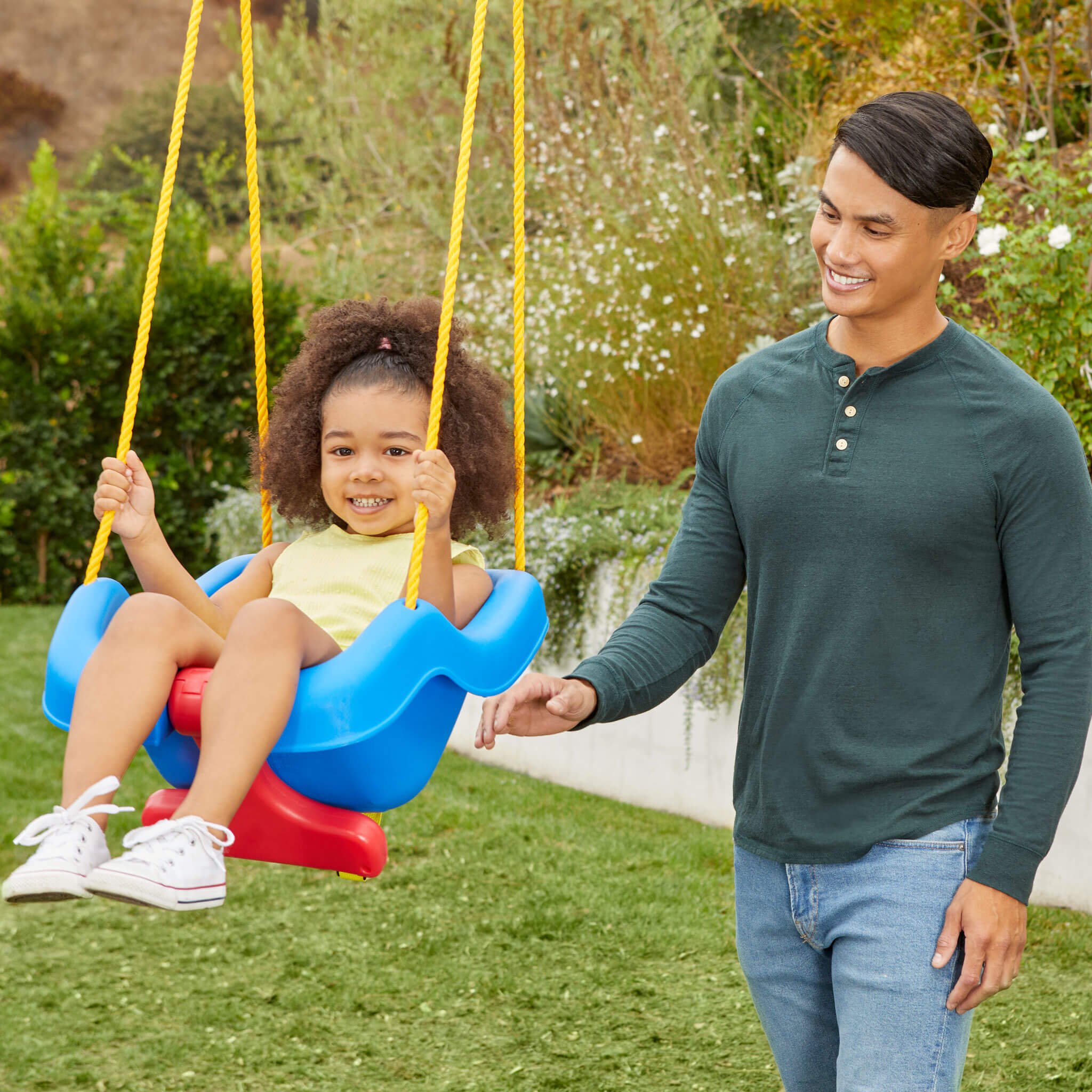 2-in-1 Snug 'n Secure™ Swing - Blue