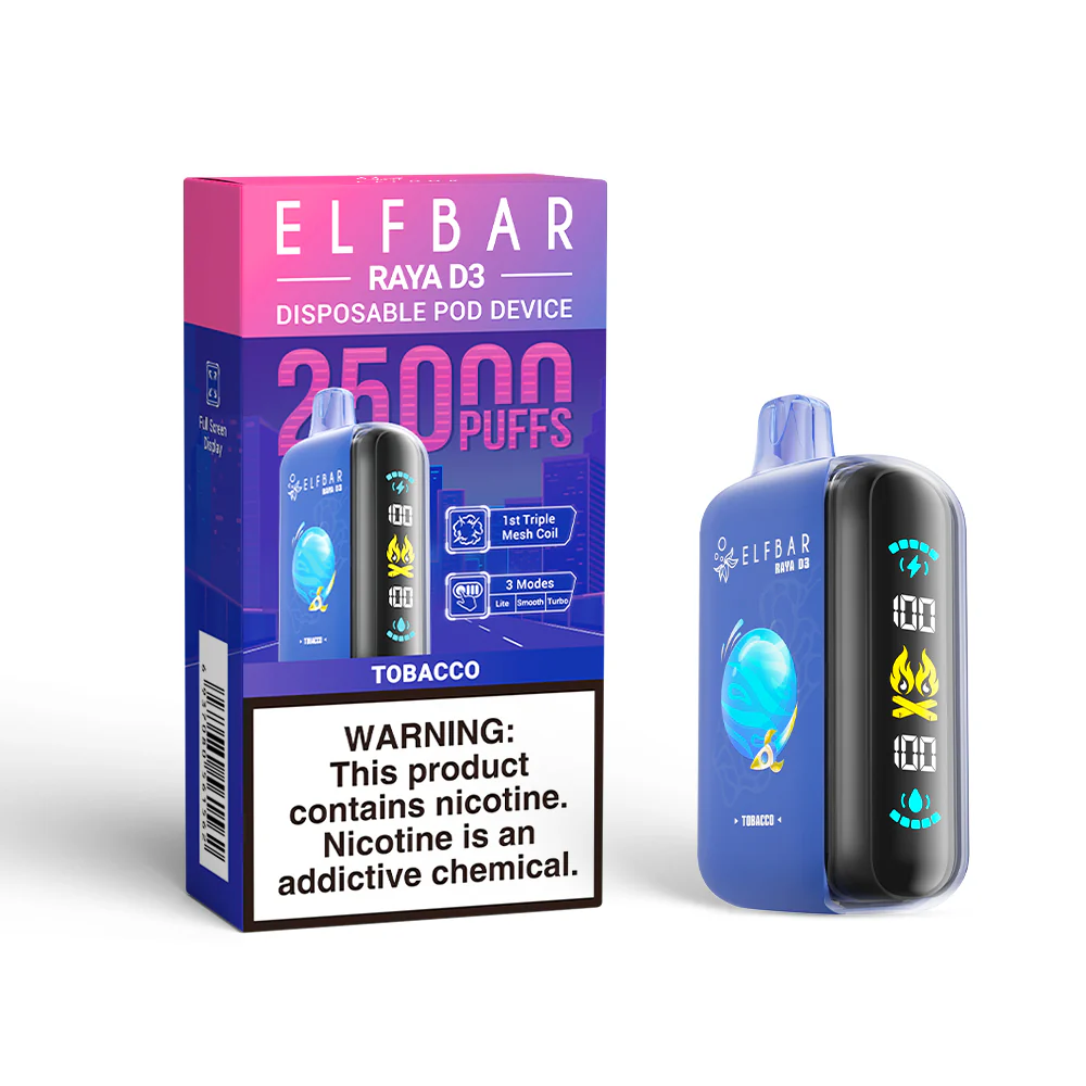 ELFBAR RAYA D3 Einweg-Vape (alle Geschmacksrichtungen)