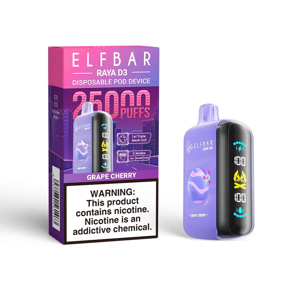 ELFBAR RAYA D3 Einweg-Vape (alle Geschmacksrichtungen)