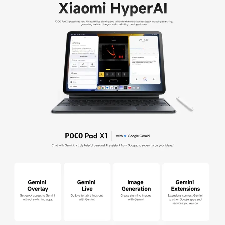 POCO Pad X1 8850mAh Battery 11.2
