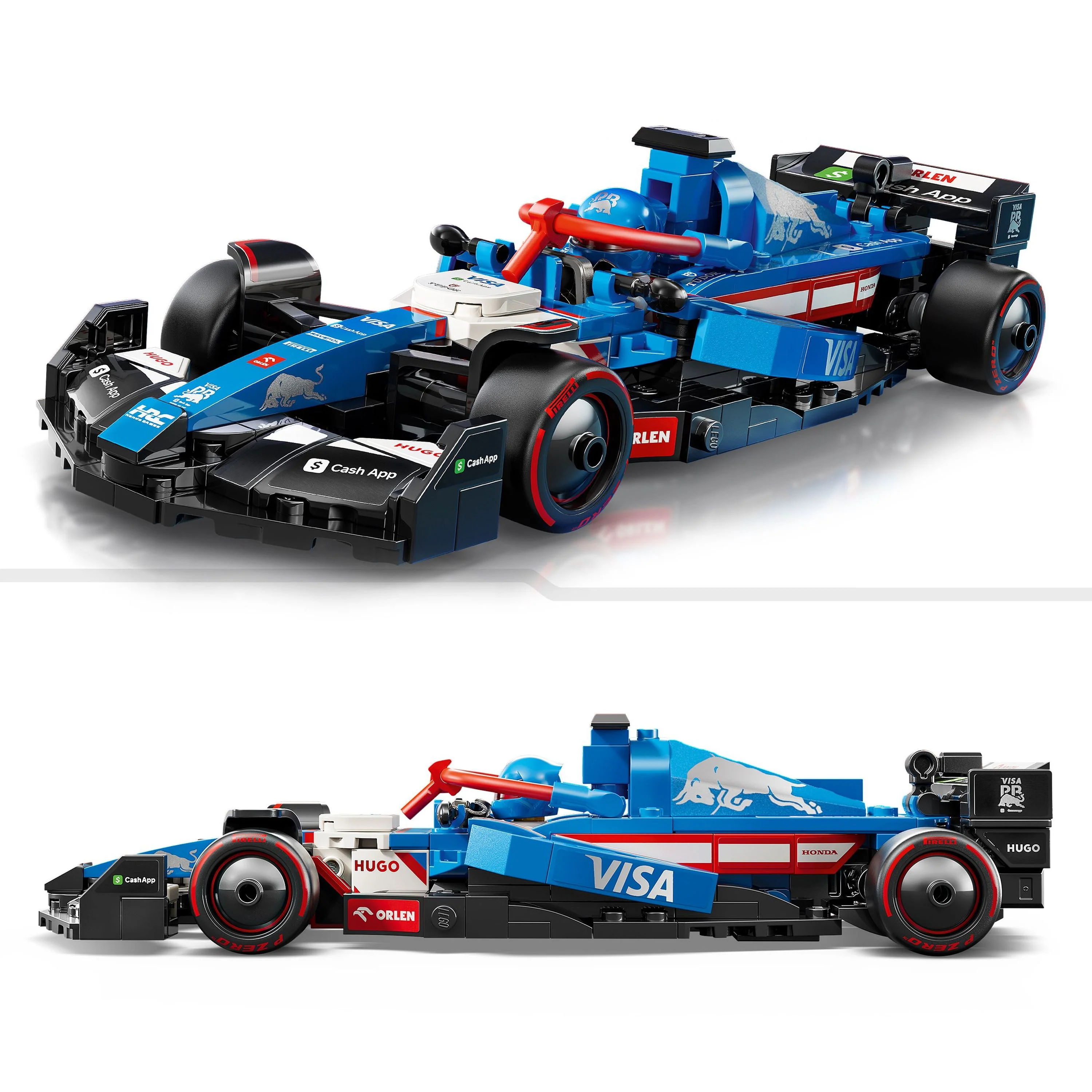 LEGO 77246 Speed Champions Visa Cash App RB VCARB 01 F1 Race Car