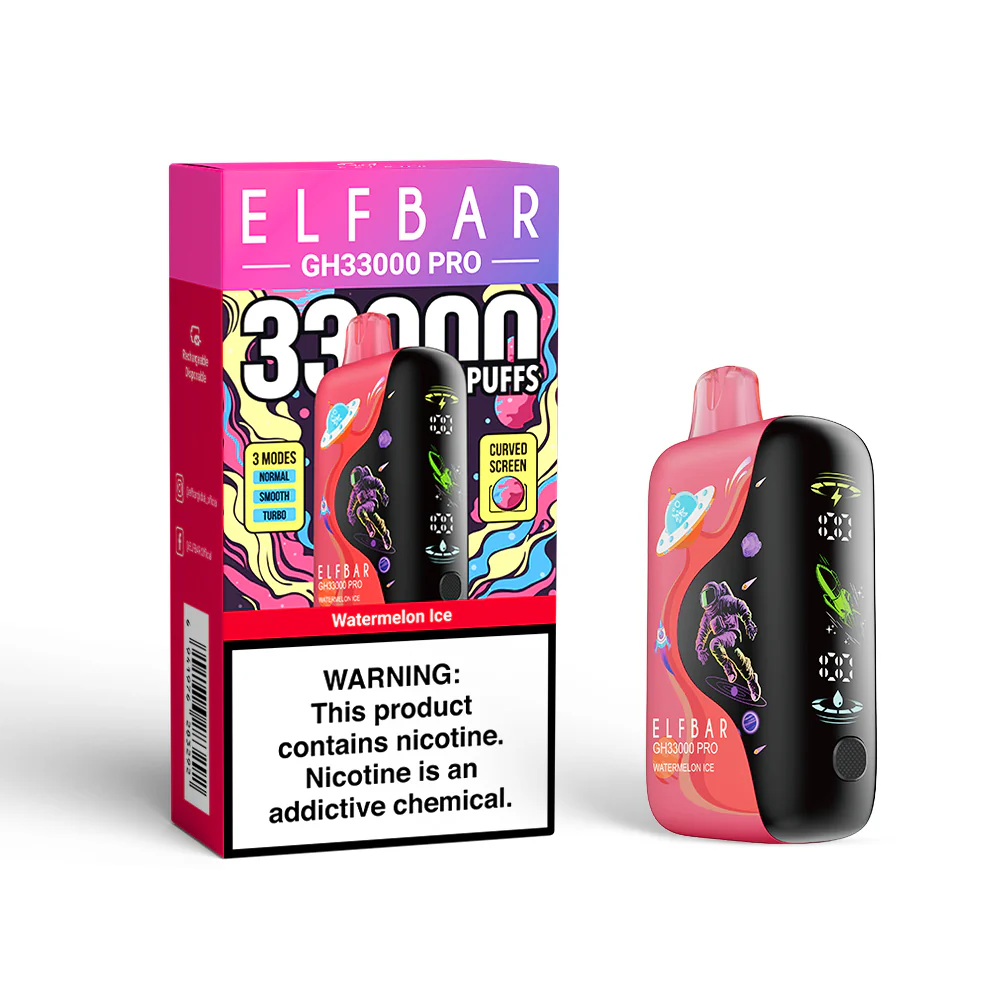 ELFBAR GH33000 PRO wiederaufladbarer Einweg-Vape (alle Geschmacksrichtungen)
