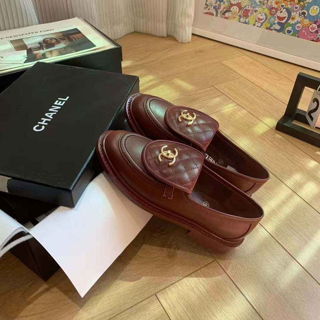 Chanel Loafers Women Shoes
