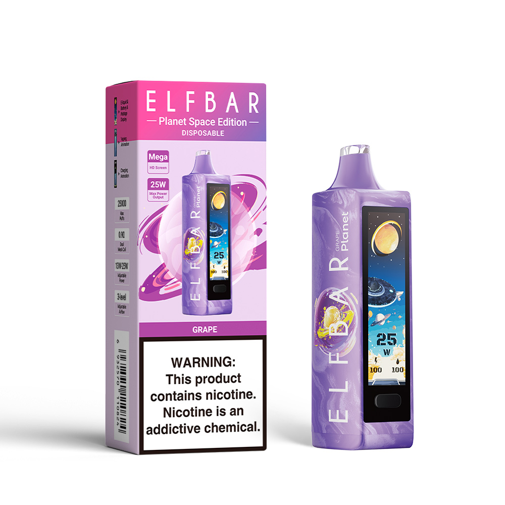 ELF BAR PLANET 25K wiederaufladbarer Einweg-Vape (alle Geschmacksrichtungen)