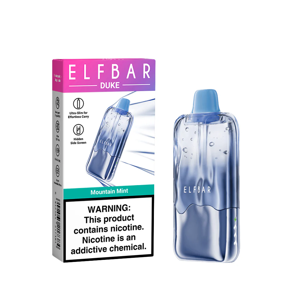 ELFBAR DUKE wiederaufladbarer Einweg-Vape (alle Geschmacksrichtungen)