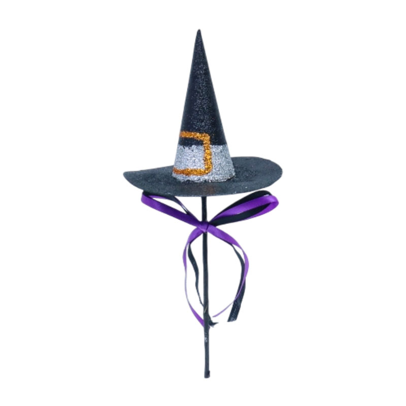 Halloween Witch Hat Cake Topper Decoration
