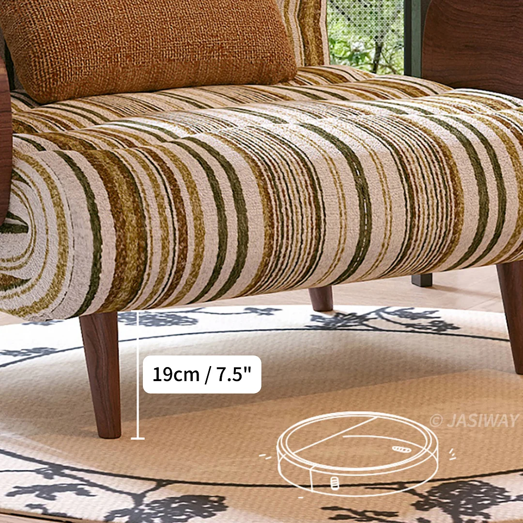 NÓVORA CASA mediados siglo Moderno cama Sillón decorativo con ratán brazos & Mesa auxiliar