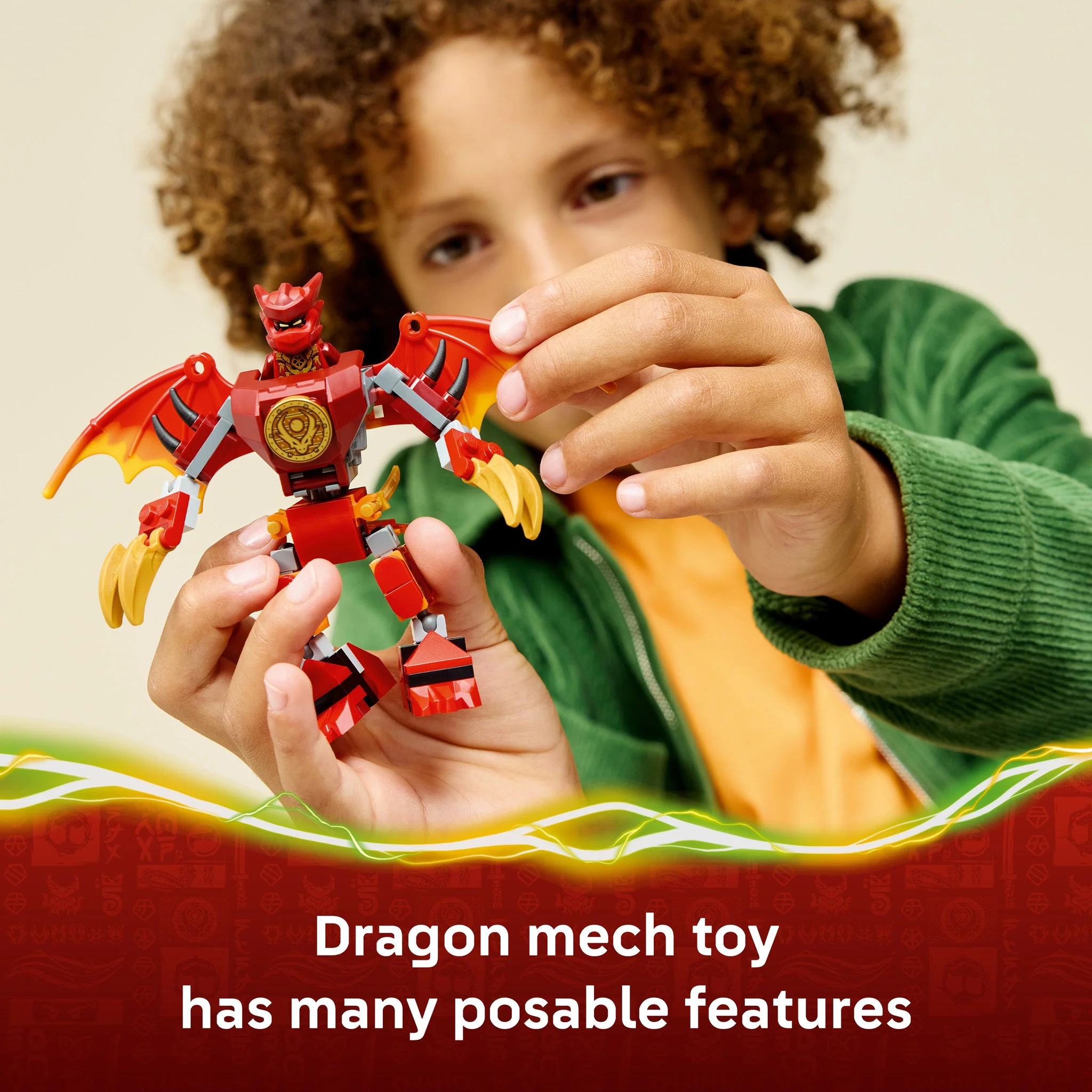 LEGO 71851 NINJAGO Kai's Dragon Mech Battle Pack