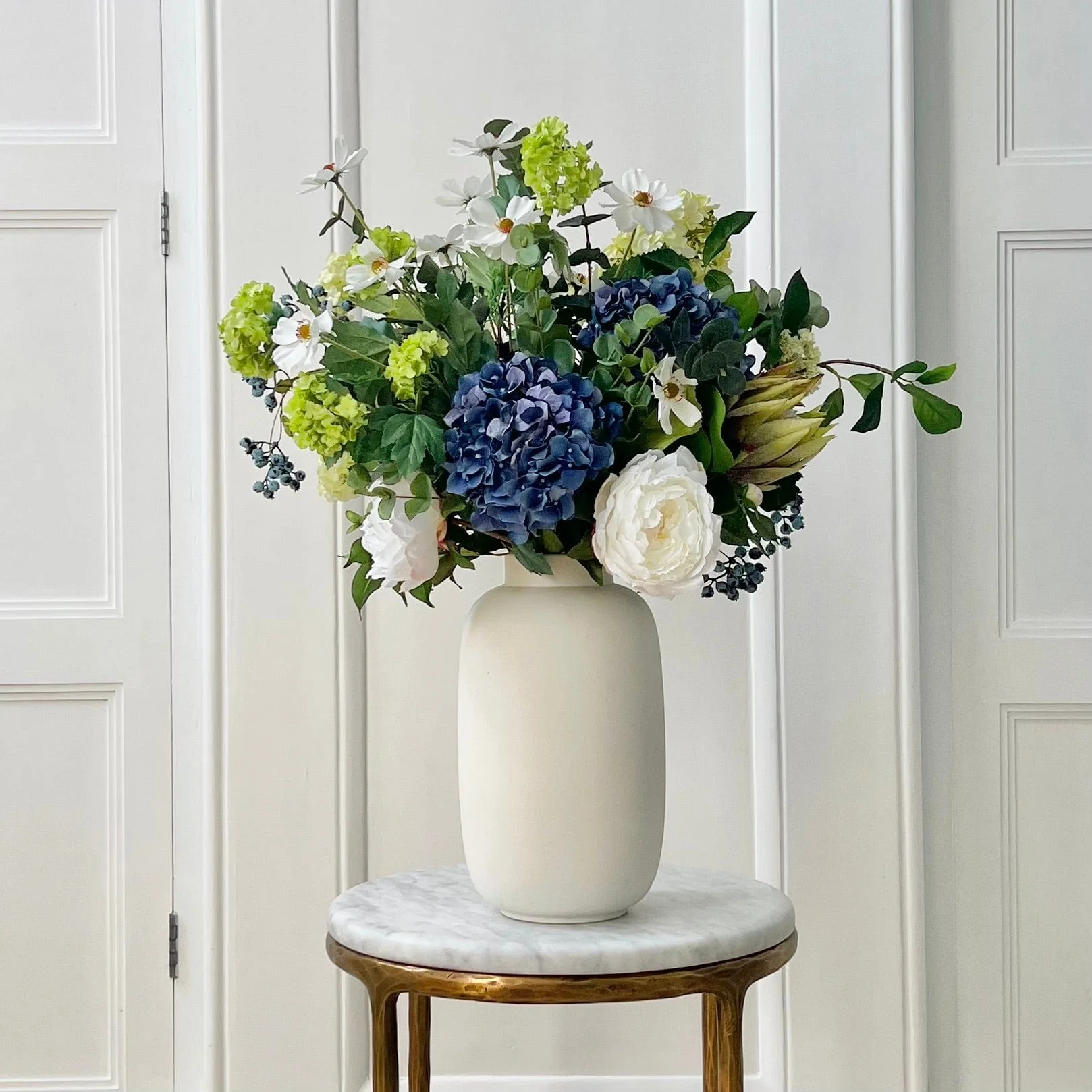 Out of the Blue Artificial Flower Bouquet