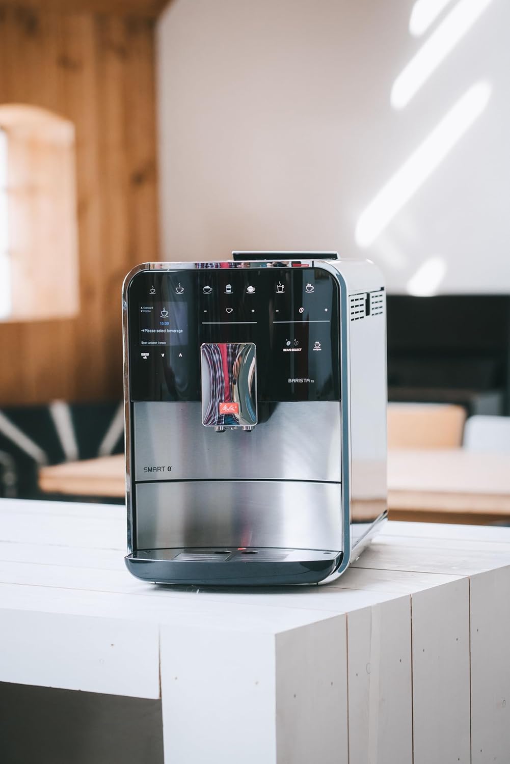 Melitta F85/0-102 Automatyczny Ekspres do Kawy, Tworzywo Sztuczne, Stal Nierdzewna, 1450 W, 1,8 L, Czarny