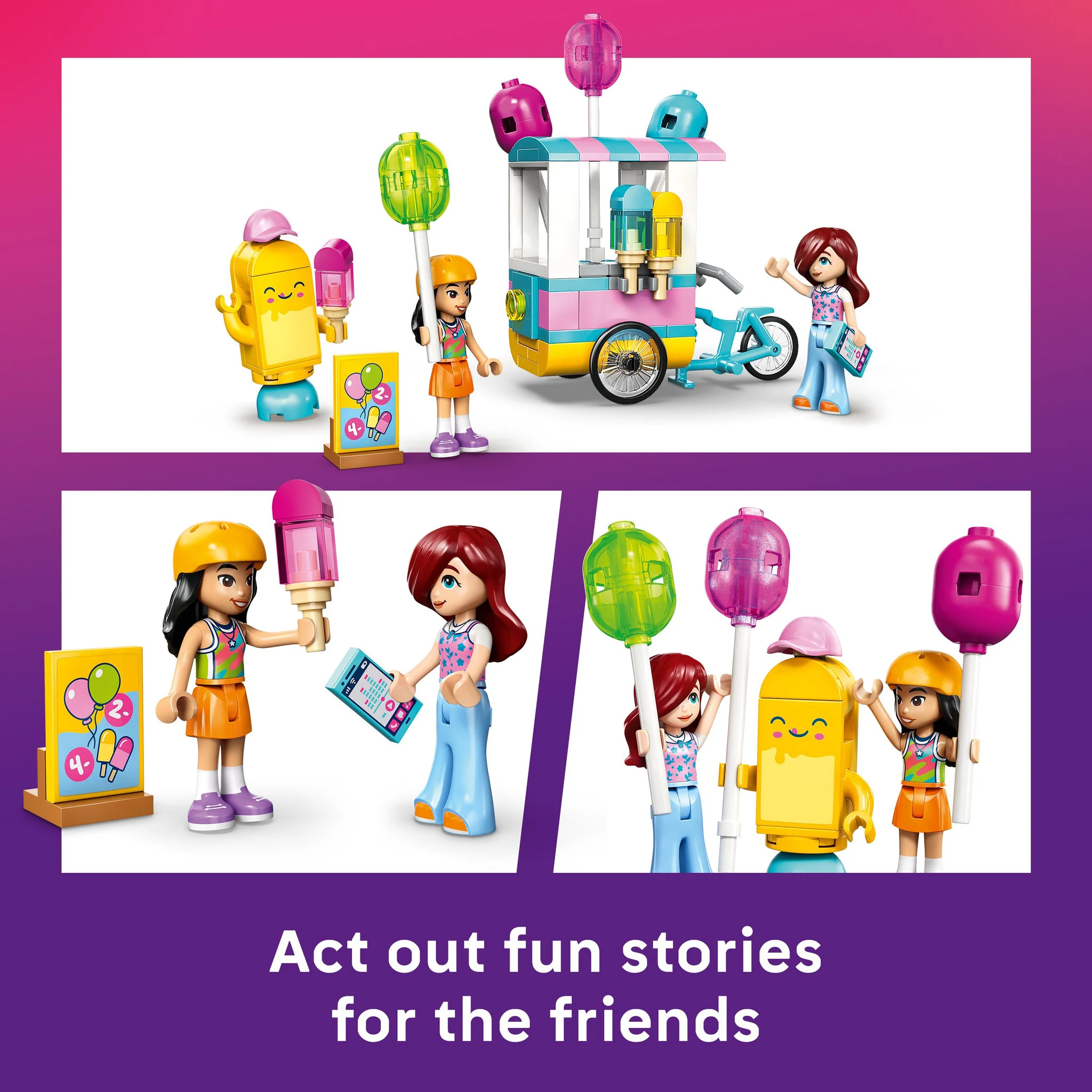 LEGO 42692 Friends Ice Cream & Balloon Stand