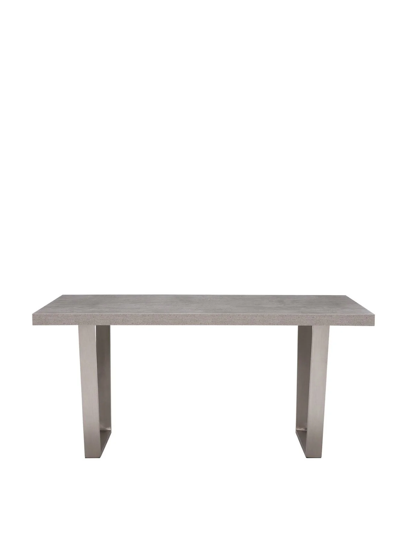 Grey Halmstad Concrete Effect 135cm Dining Table, Seats 4