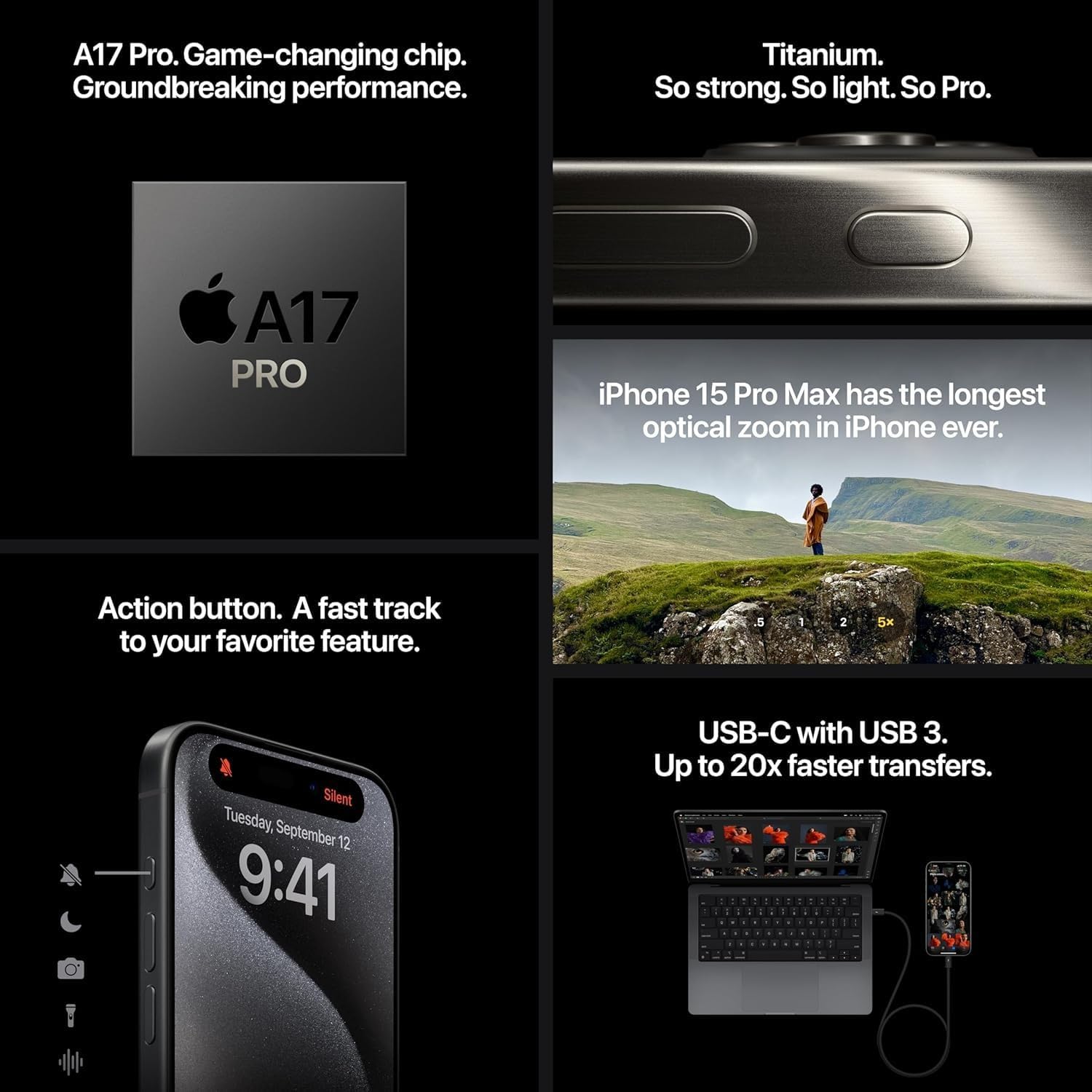 【Clearance Sale】iPhone 15 Pro Max（256GB） - Unlocked