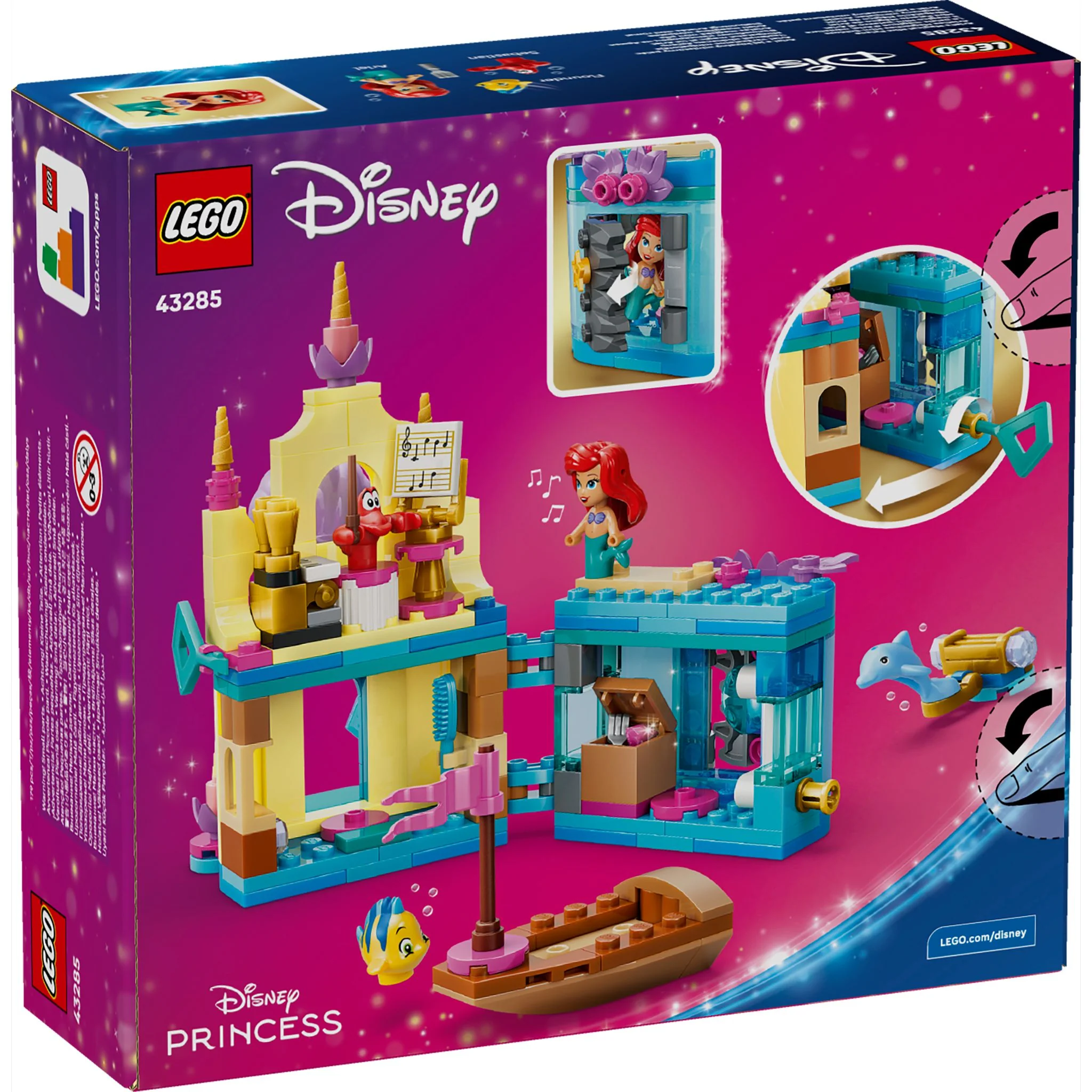 LEGO 43285 Disney Princess Ariel's Magical Mini Palace