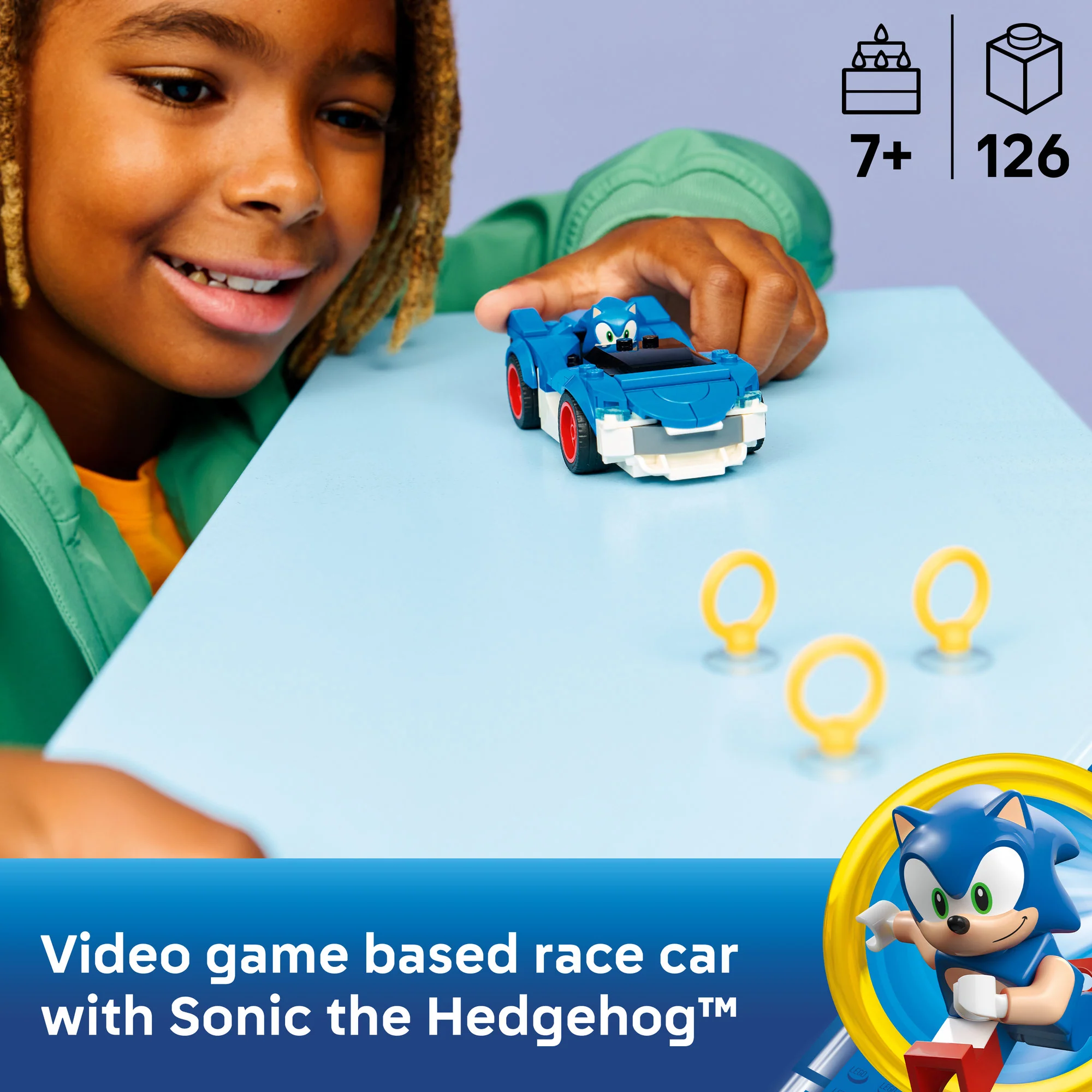 LEGO 77117 Sonic The Hedgehog Speedster Lightning