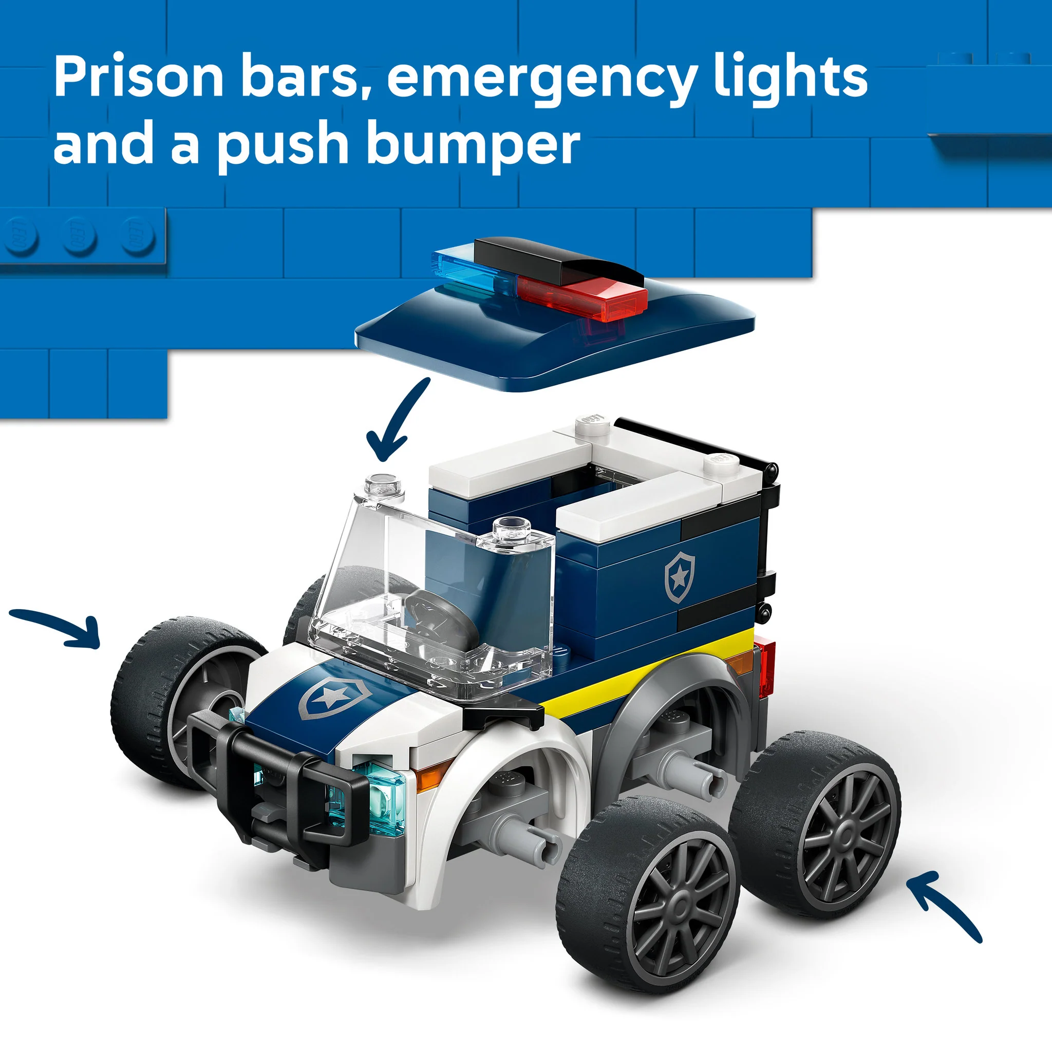 LEGO 60481 City Rides: Police Truck