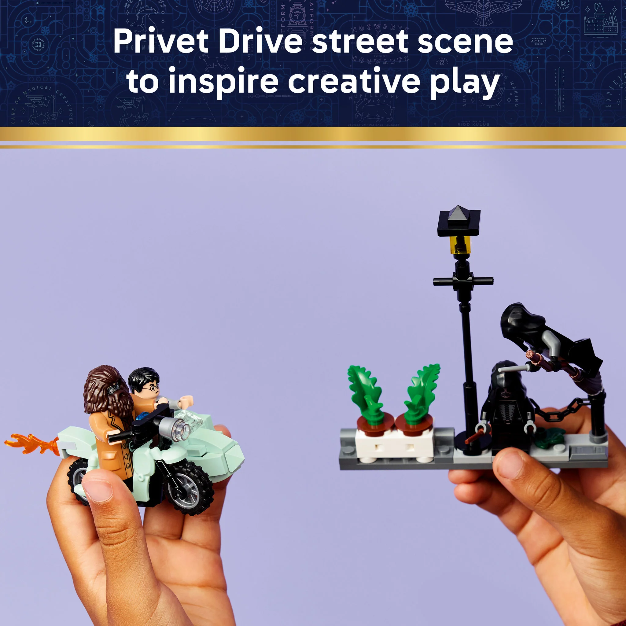 LEGO 76459 Harry Potter Hagrid & Harry's Privet Drive Escape