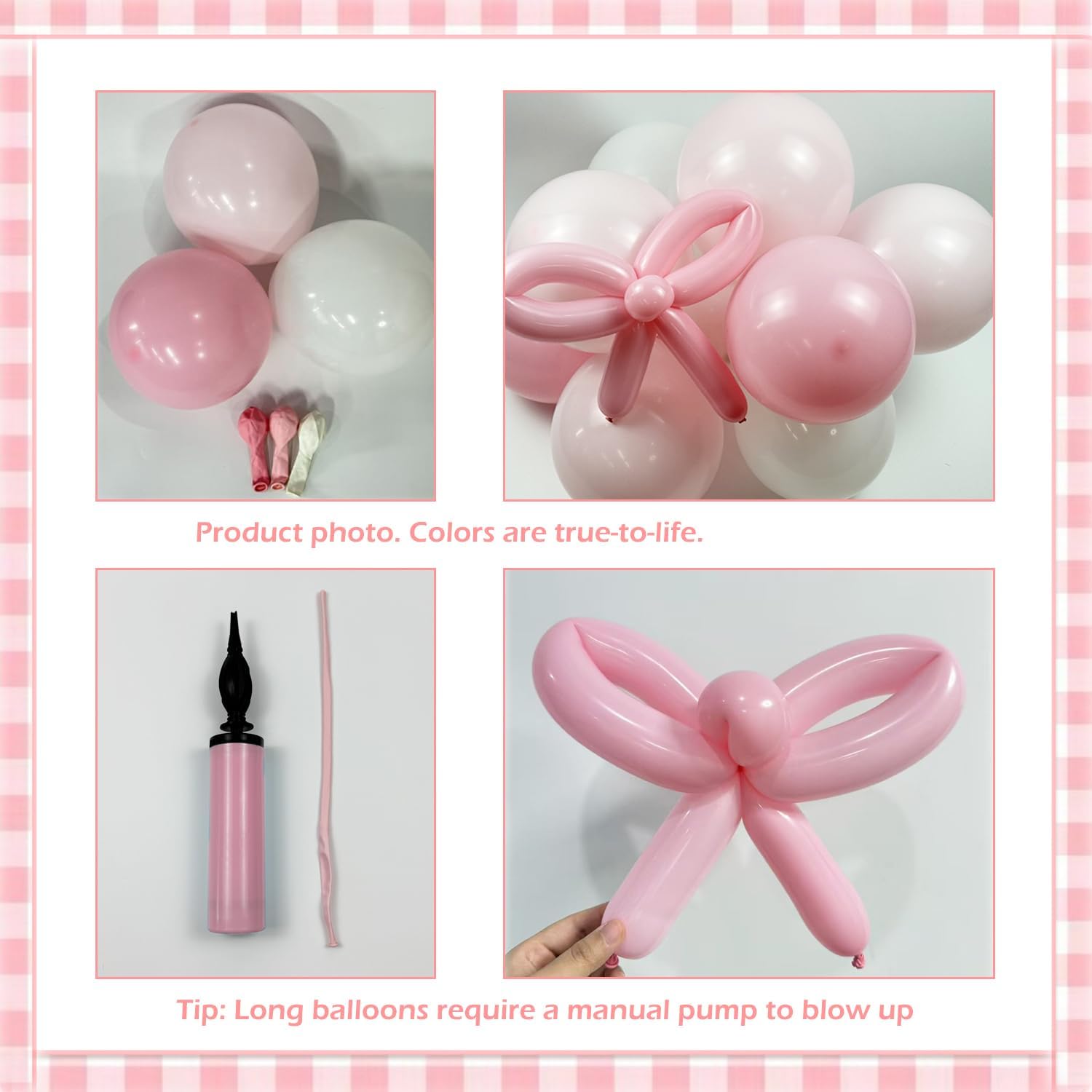 Pink Macaron Balloon Garland Kit for Baby Shower & Birthday
