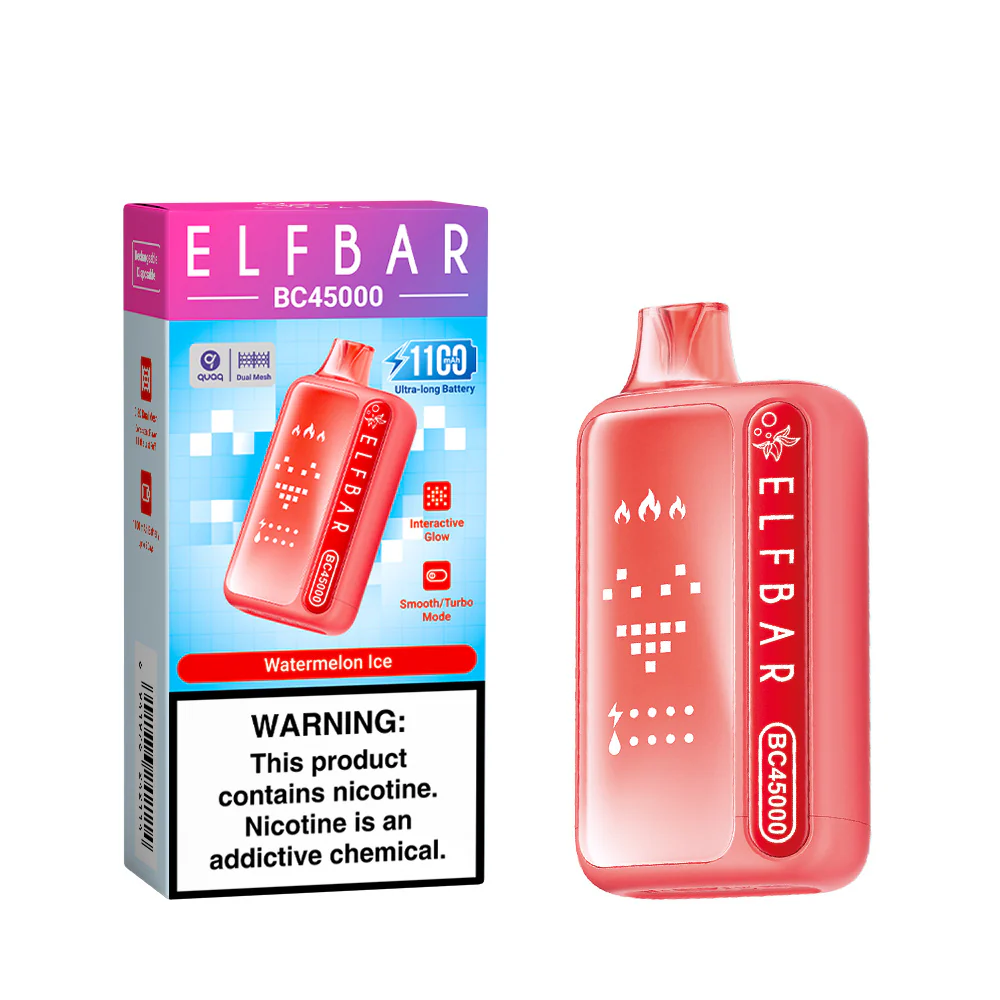 ELFBAR BC45000 wiederaufladbarer Einweg-Vape (alle Geschmacksrichtungen)