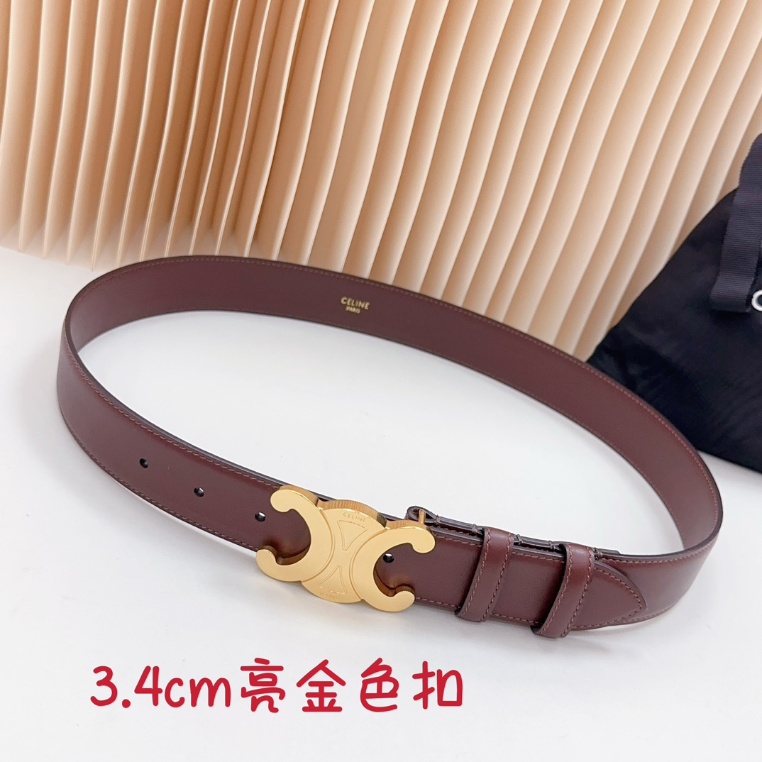 Celine Women Belt Width 3.4cm