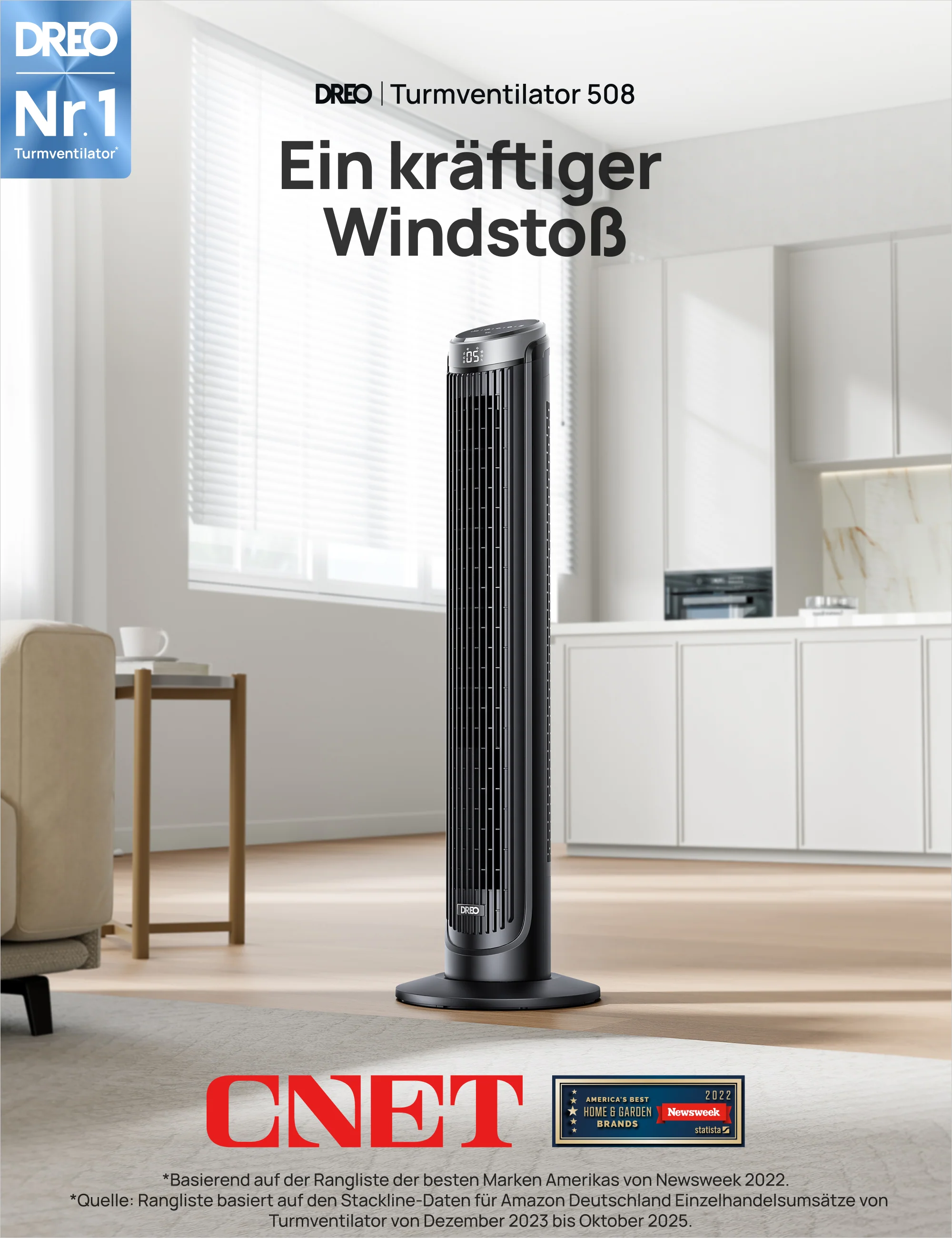 DREO Turmventilator Cruiser Pro T3