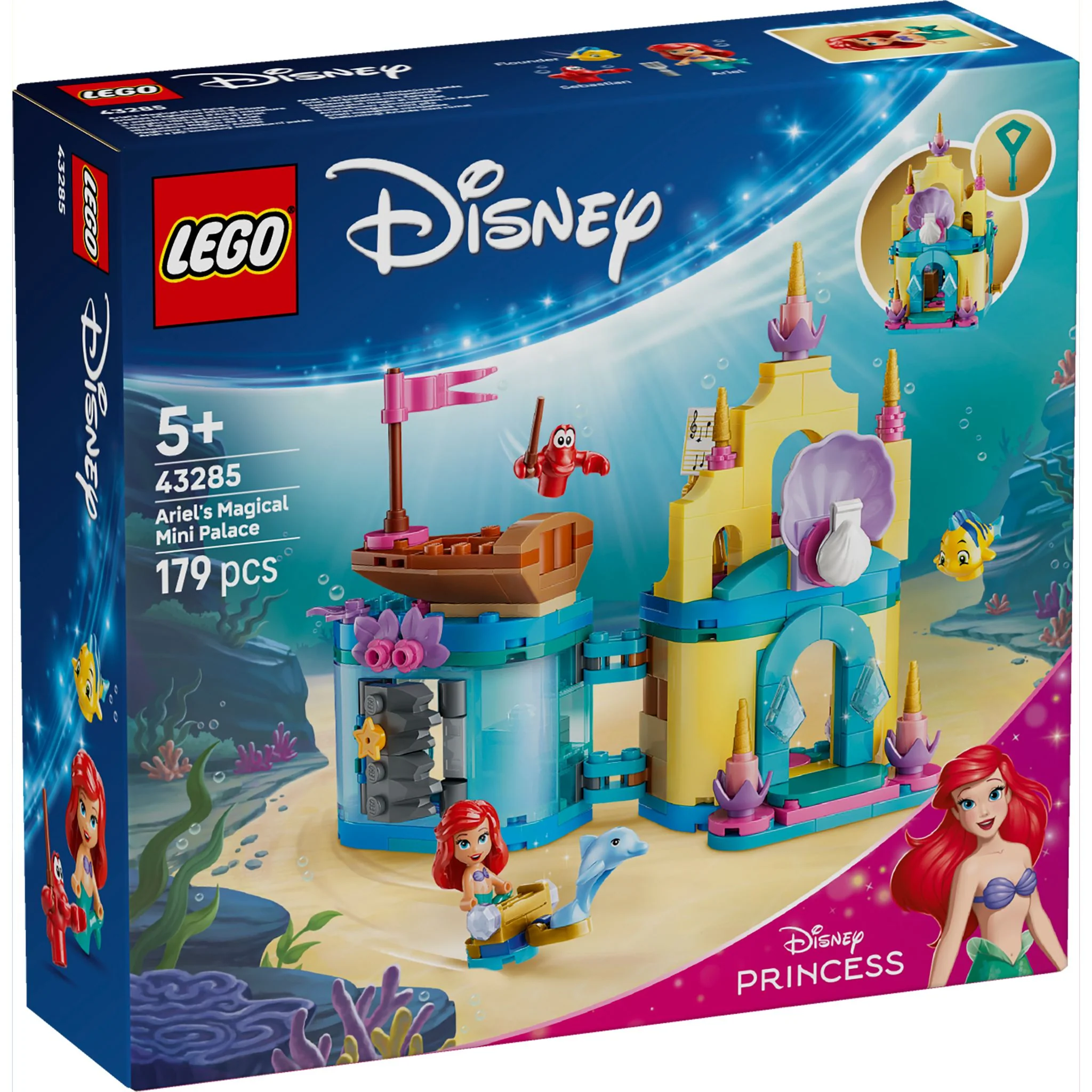 LEGO 43285 Disney Princess Ariel's Magical Mini Palace