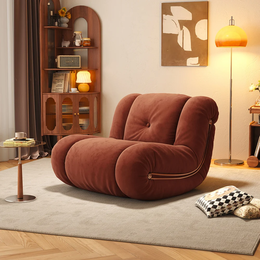 NÓVORA CASA mecedora sofá descanso sillón reclinable individual sofá con cómodo respaldo