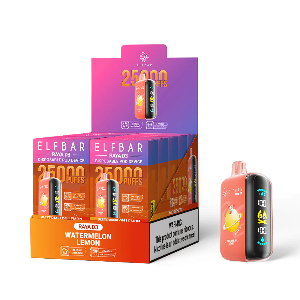 ELFBAR RAYA D3 Einweg-Vape (alle Geschmacksrichtungen)