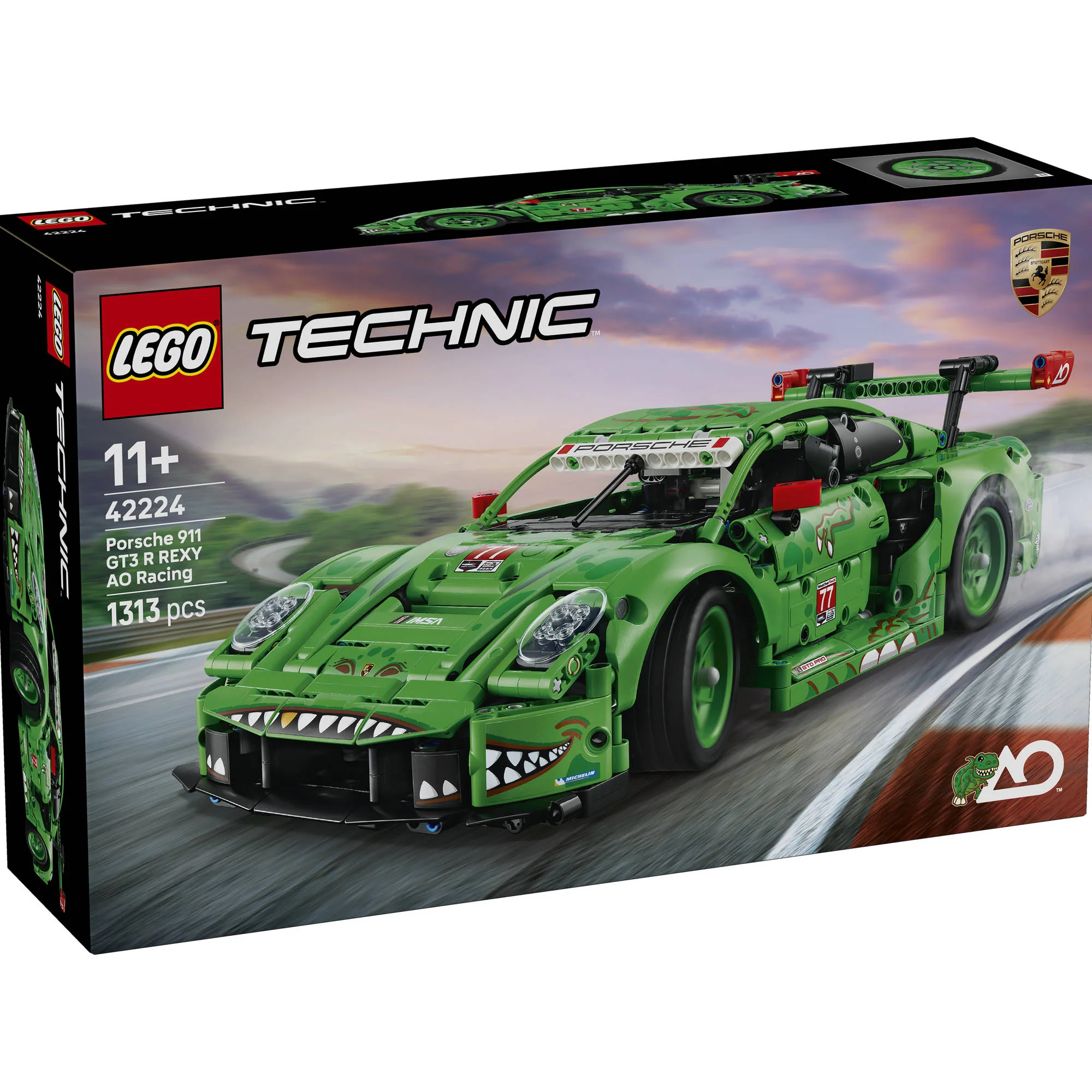 LEGO 42224 Technic Porsche 911 GT3 R REXY AO Racing Car