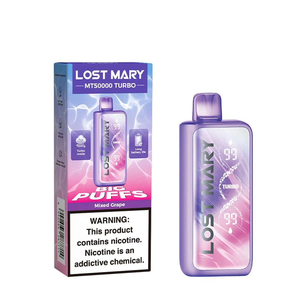 LOST MARY MT50K Turbo wiederaufladbarer Einweg-Vape (alle Geschmacksrichtungen)