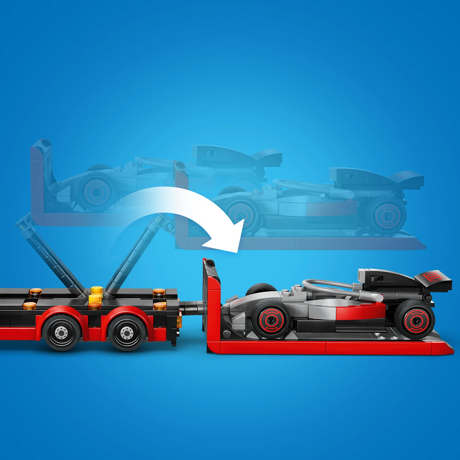 LEGO® City F1® Display Truck with Audi F1® Race Car