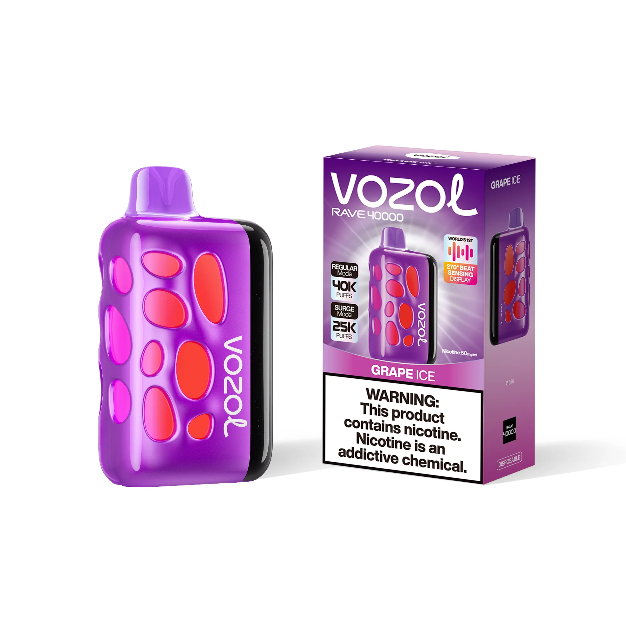 VOZOL RAVE 40K Einweg-Vape (alle Geschmacksrichtungen)