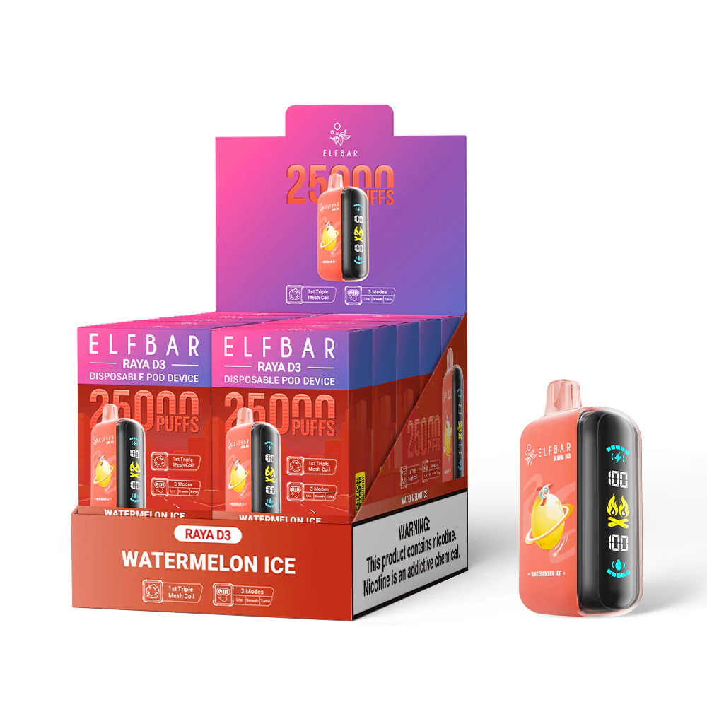 ELFBAR RAYA D3 Einweg-Vape (alle Geschmacksrichtungen)