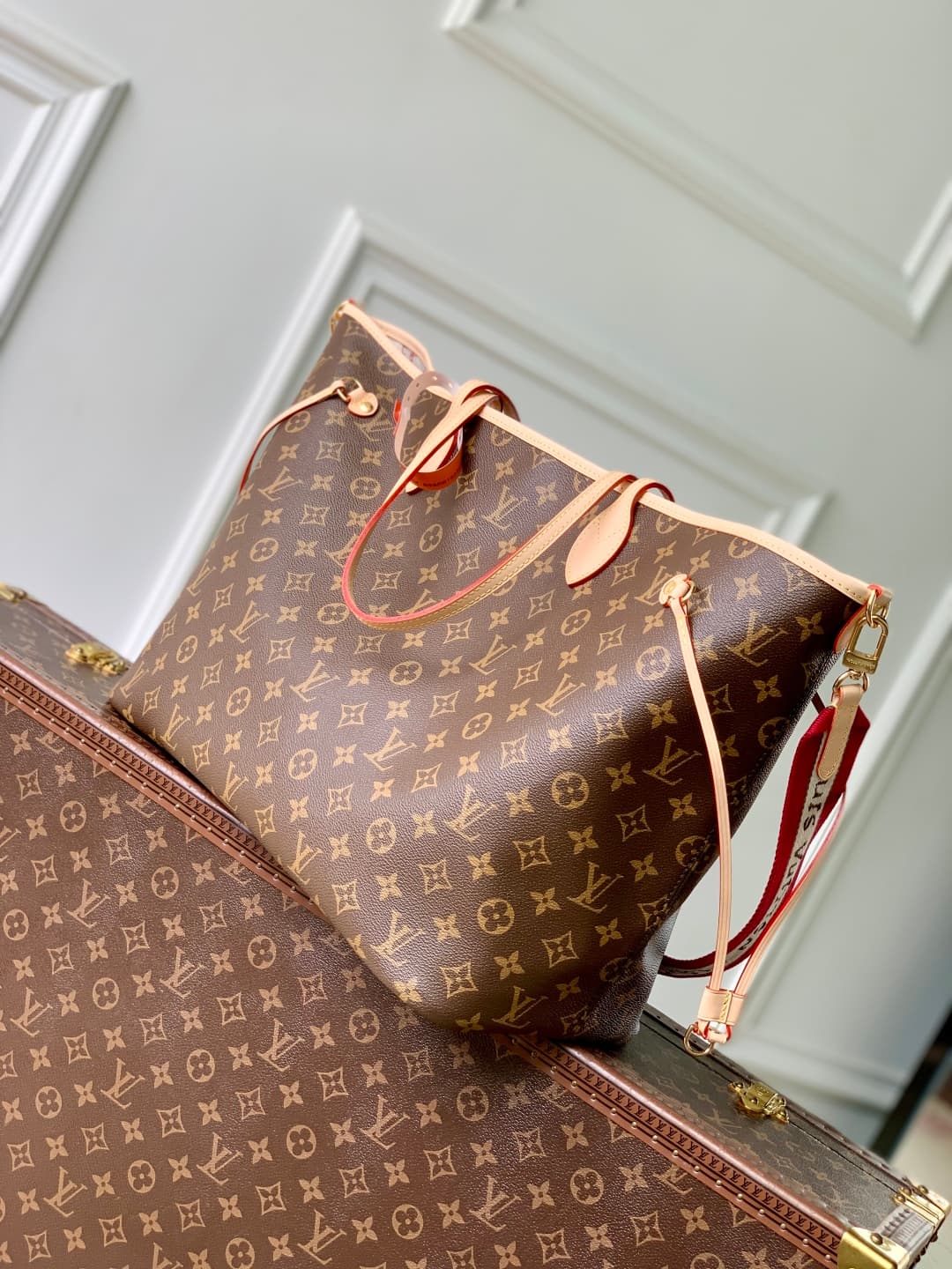 Louis Vuitton Neverfull Inside Out GM Monogram Coated canvas M15124 Beige High