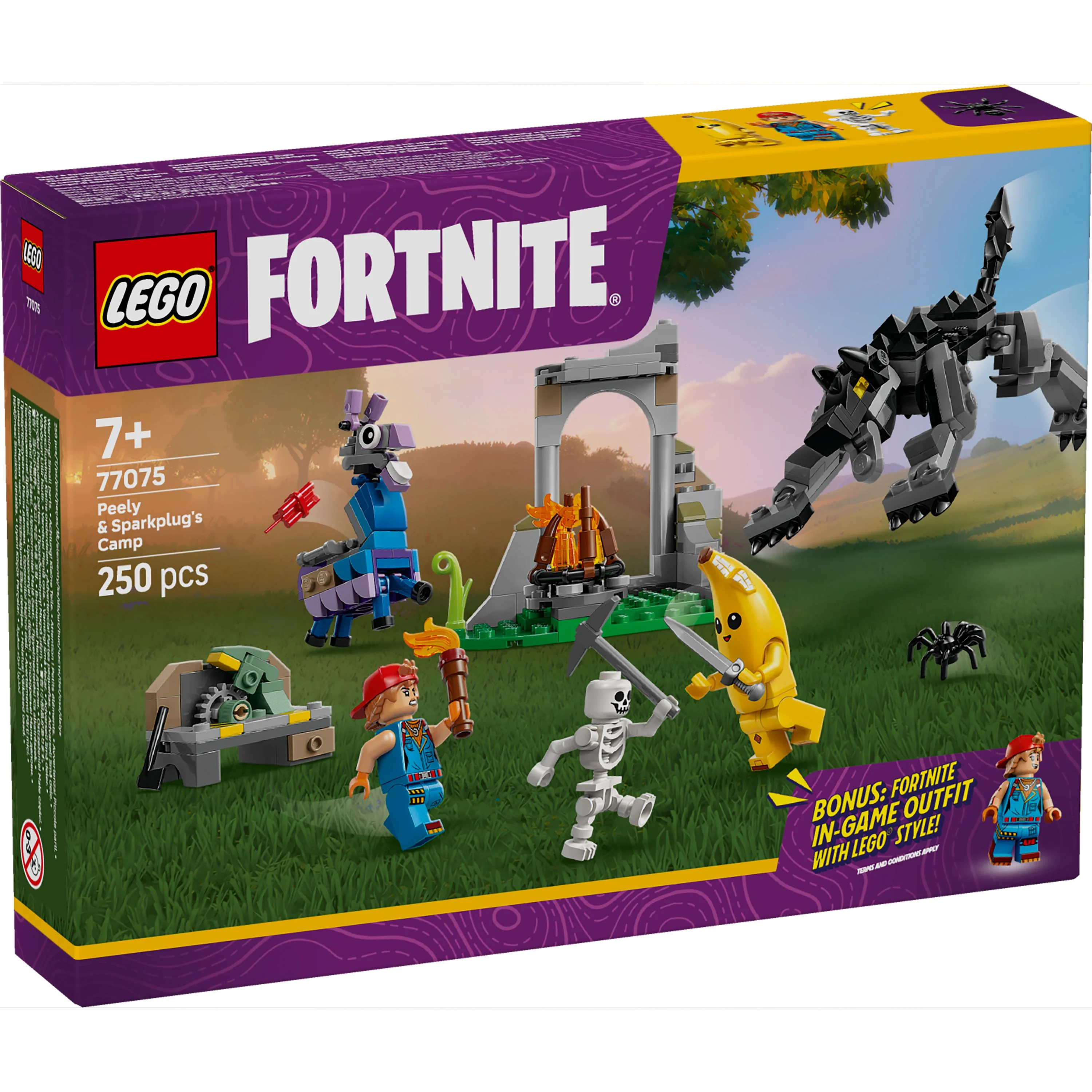 LEGO 77075 Fortnite Peely & Sparkplug's Camp