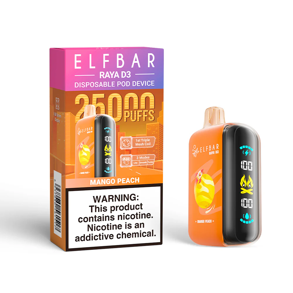 ELFBAR RAYA D3 Einweg-Vape (alle Geschmacksrichtungen)