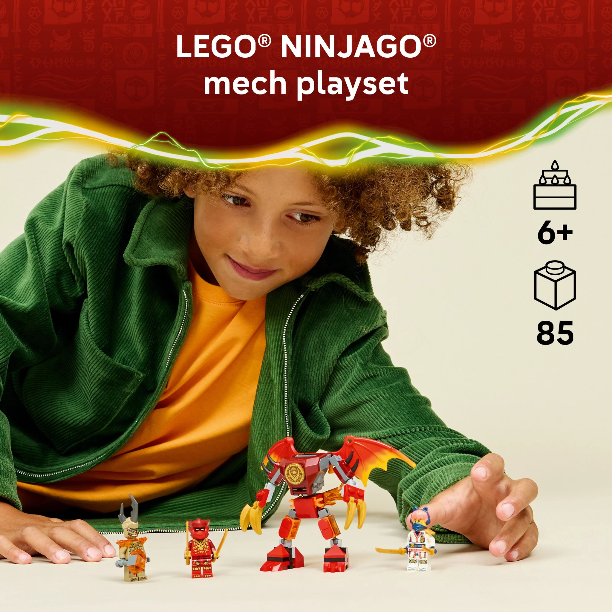LEGO 71851 NINJAGO Kai's Dragon Mech Battle Pack