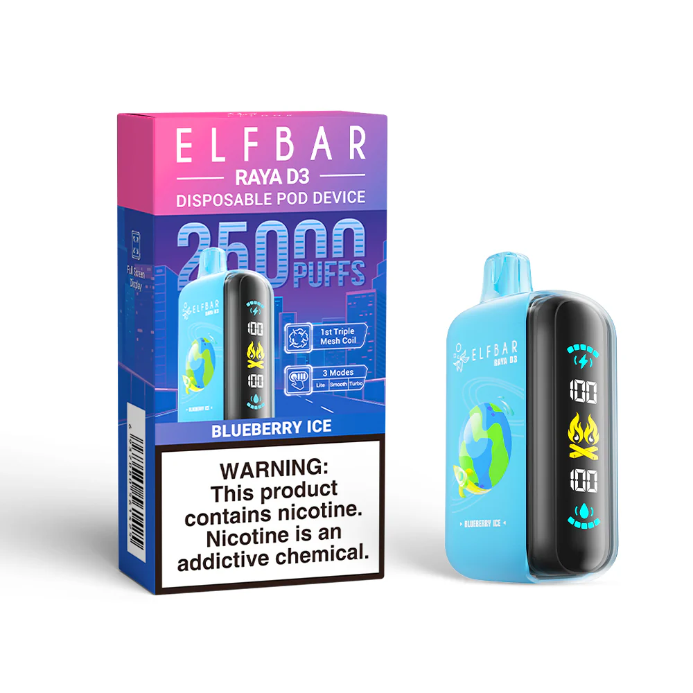 ELFBAR RAYA D3 Einweg-Vape (alle Geschmacksrichtungen)