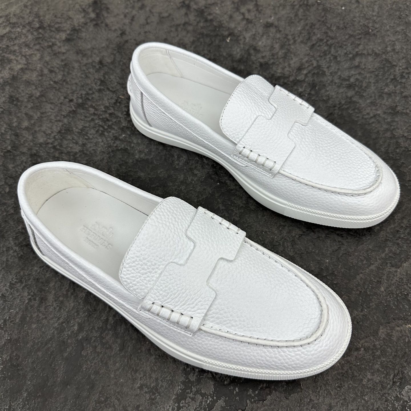 Hermes Job Unisex Loafers Size 35-46