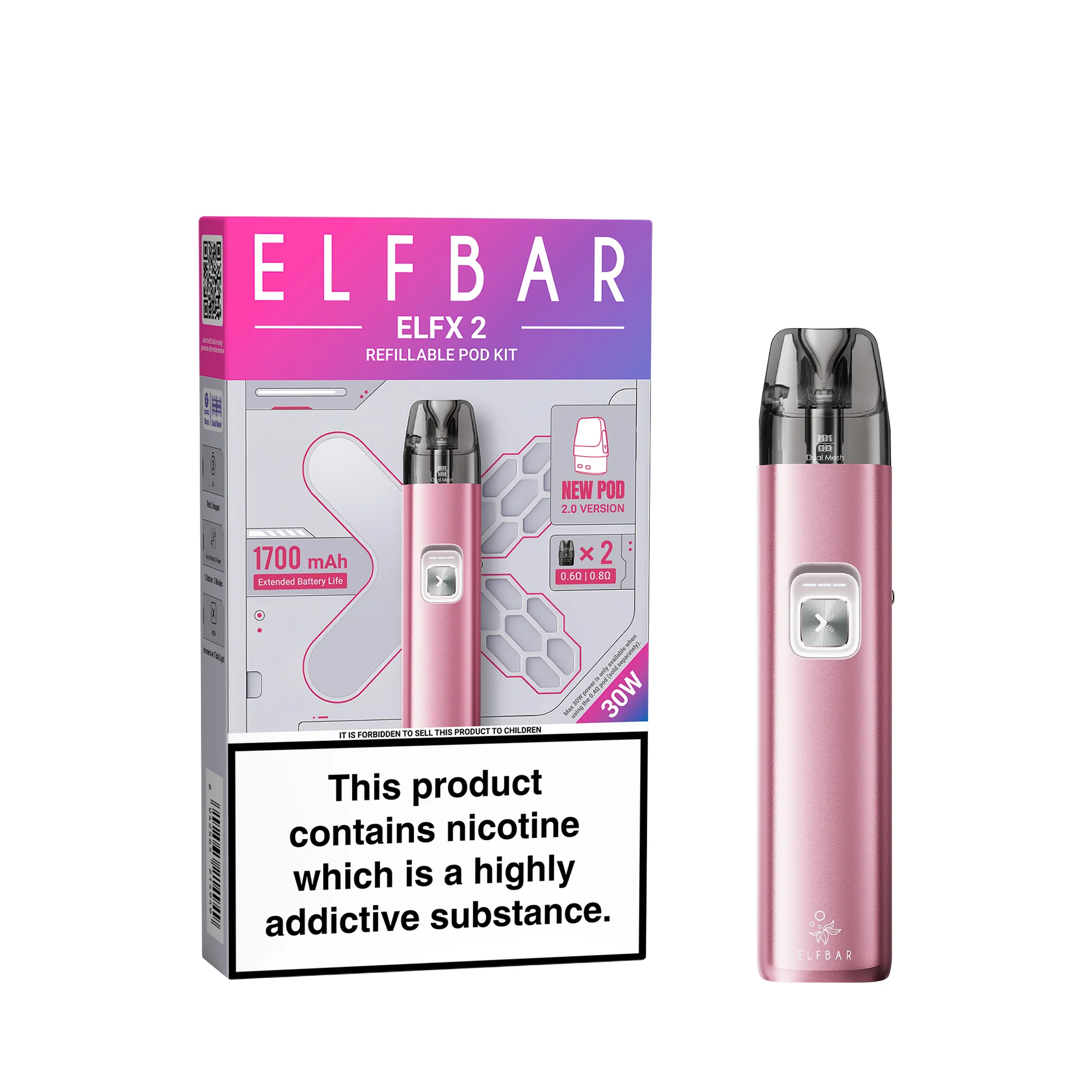 ELFBAR ELFX 2 nachfüllbares Pod-Kit