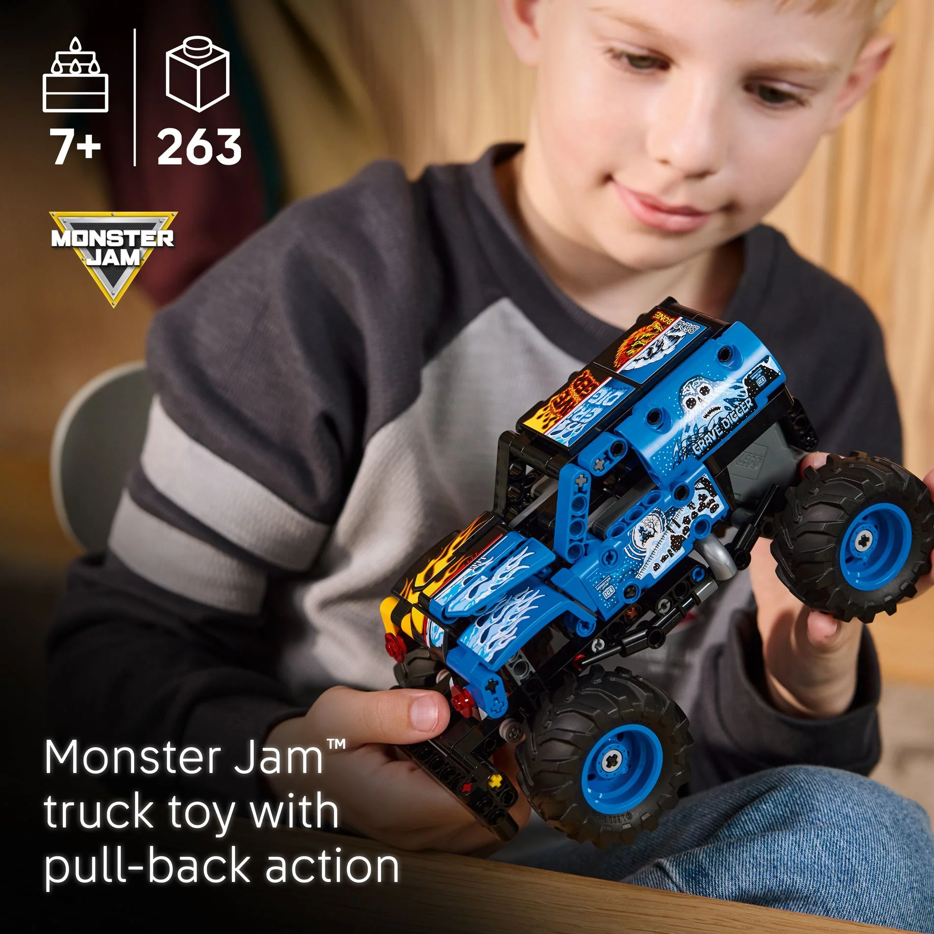 LEGO 42219 Technic Monster Jam Grave Digger Fire and Ice