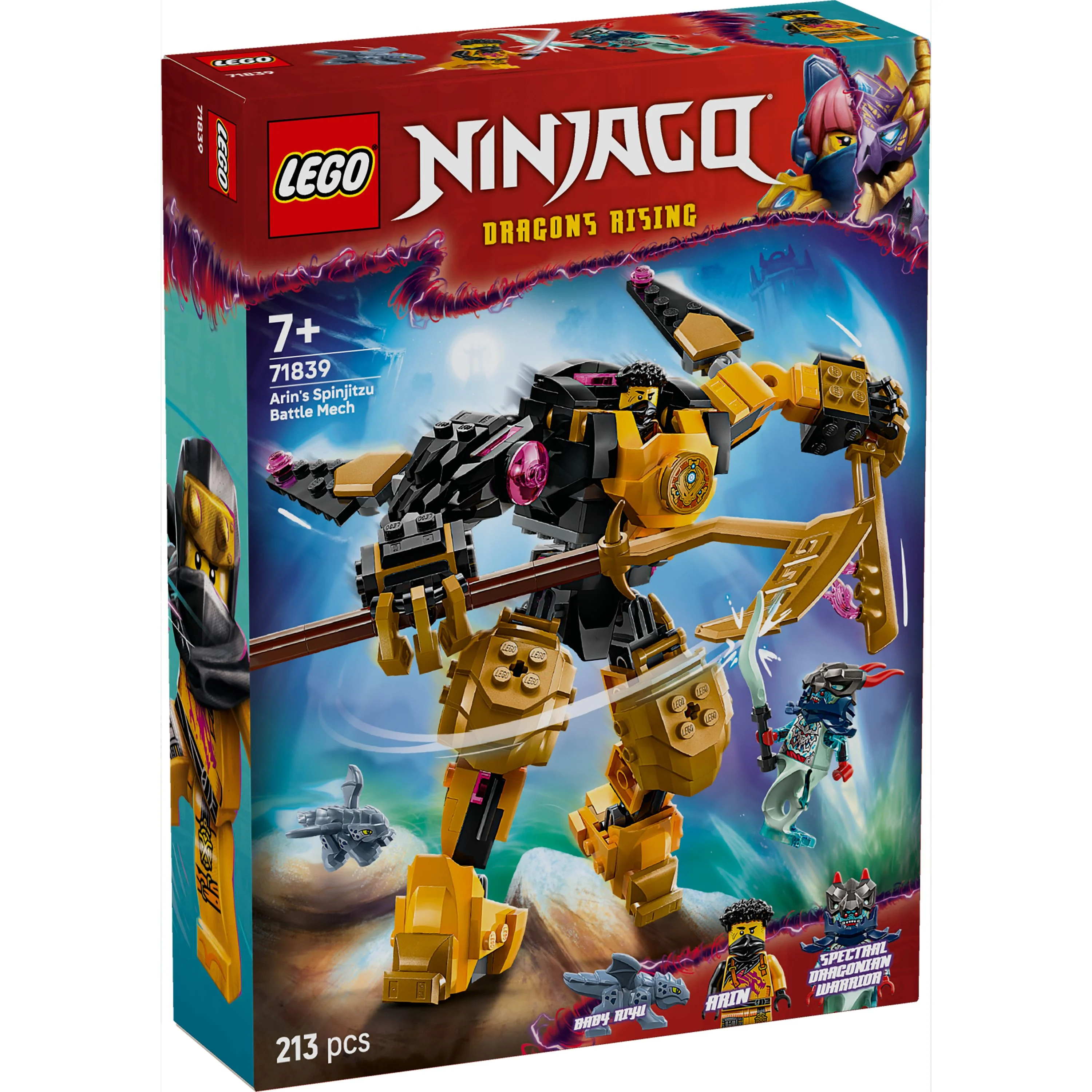 LEGO 71839 NINJAGO Arin's Spinjitzu Battle Mech