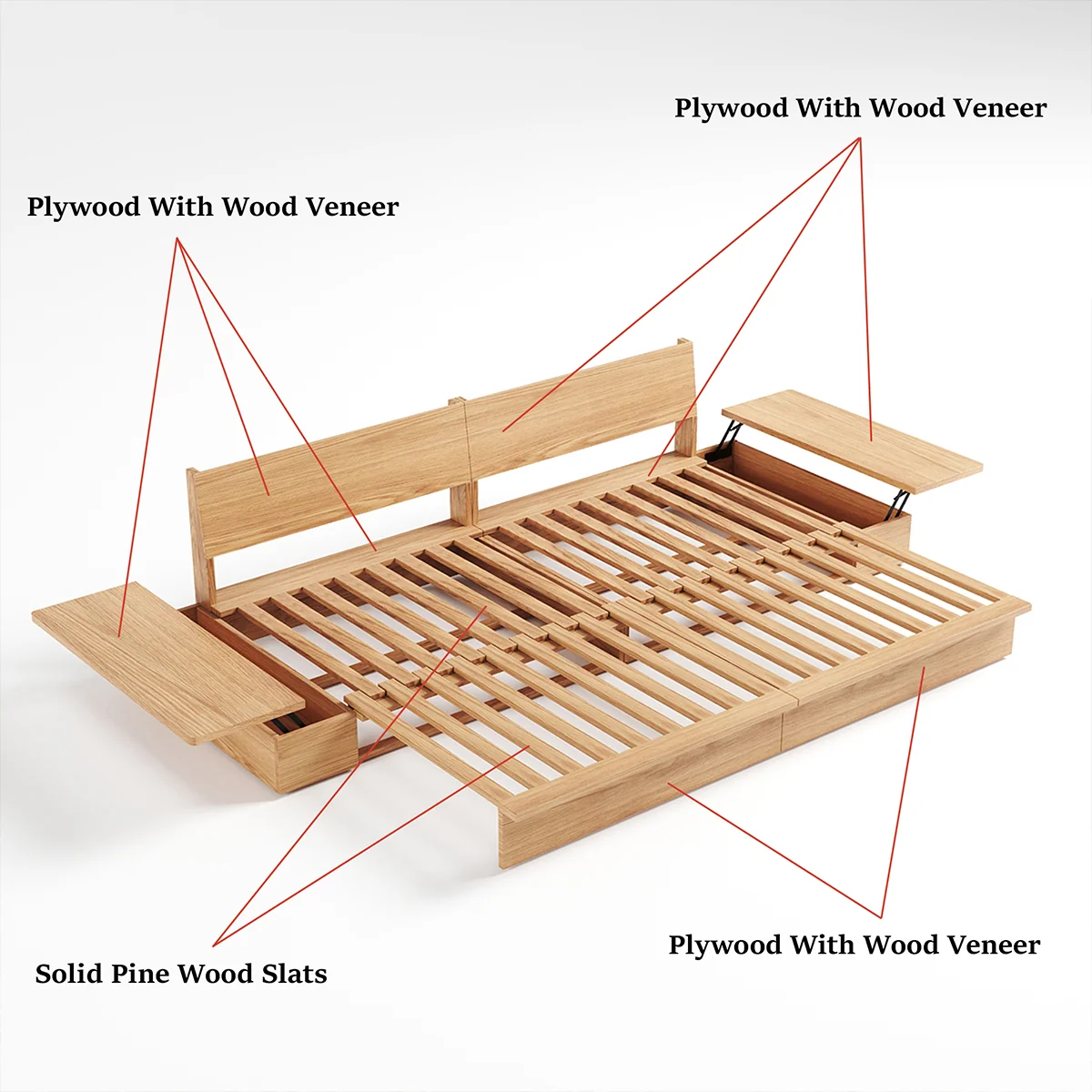 NÓVORA CASA extraíble extraíble Sofá cama con madera plataforma soporte| bajo perfil transformable sofá para Sala