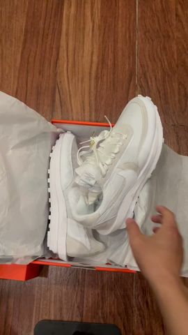 Nike x Sacai LDV Waffle Sneakers Shoes White Mens/Women 36 - 46
