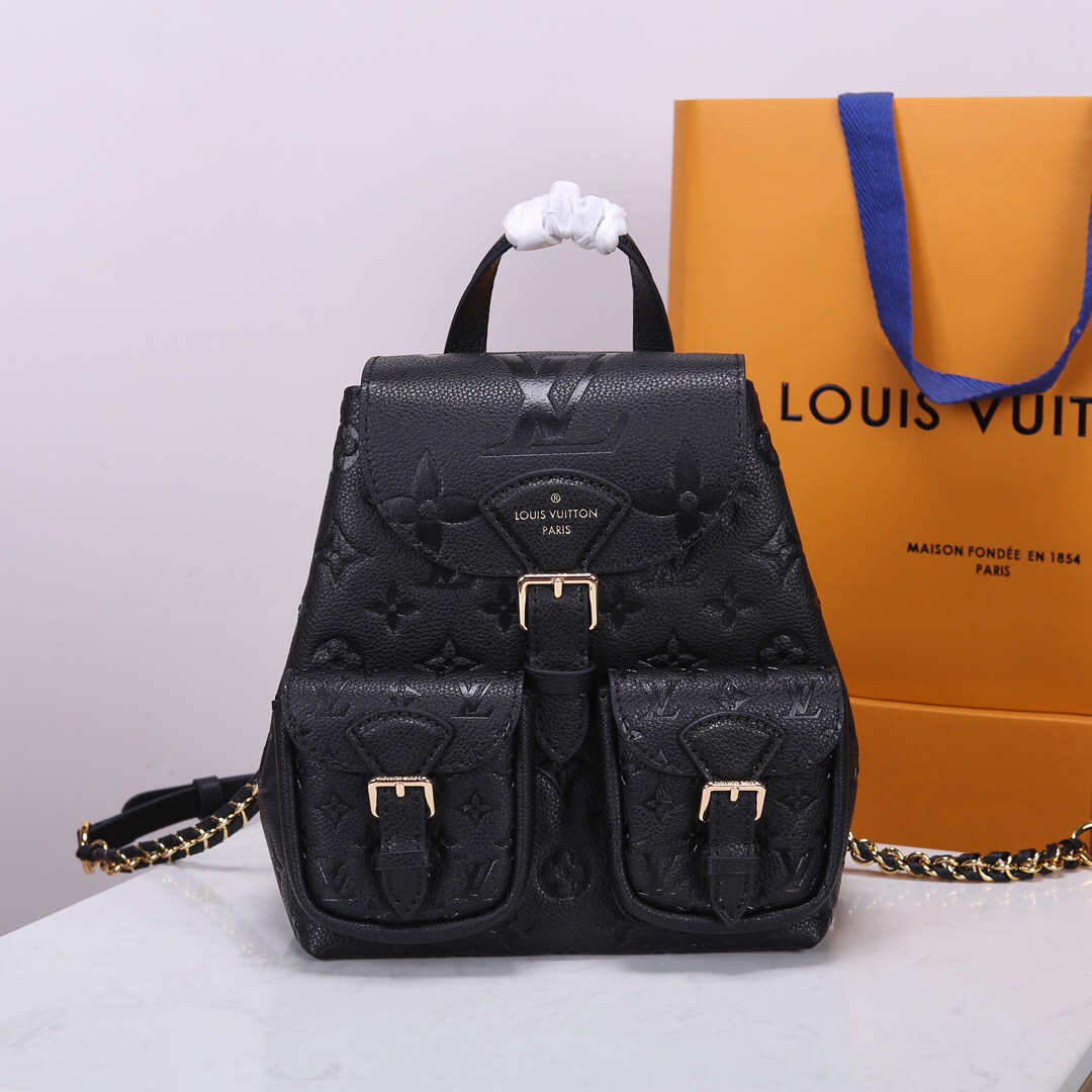 Louis Vuitton Monogram Embossed Backpack Bags 20*22*14cm