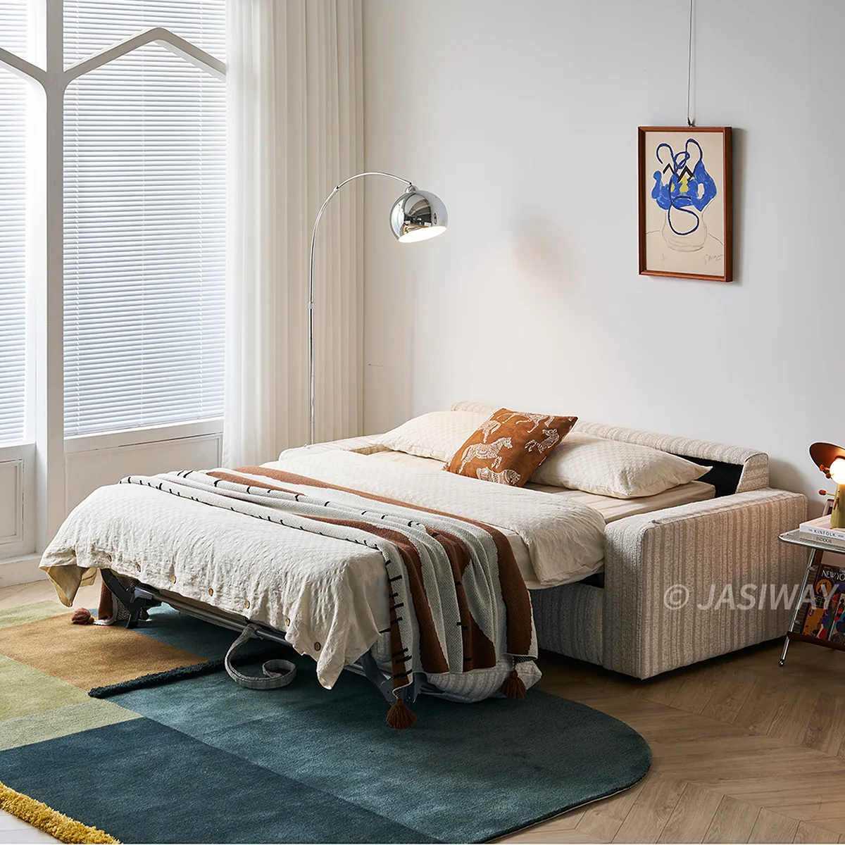 NÓVORA CASA extraíble extraíble Sofá cama con oculto colchón para compacto sala