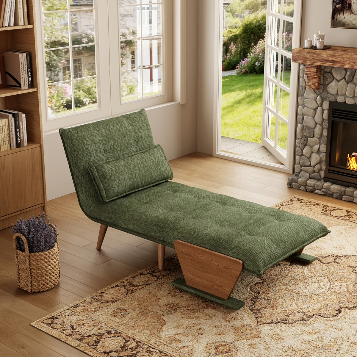 3-en-1 Lino de algodón cama sillón| diario comodidad